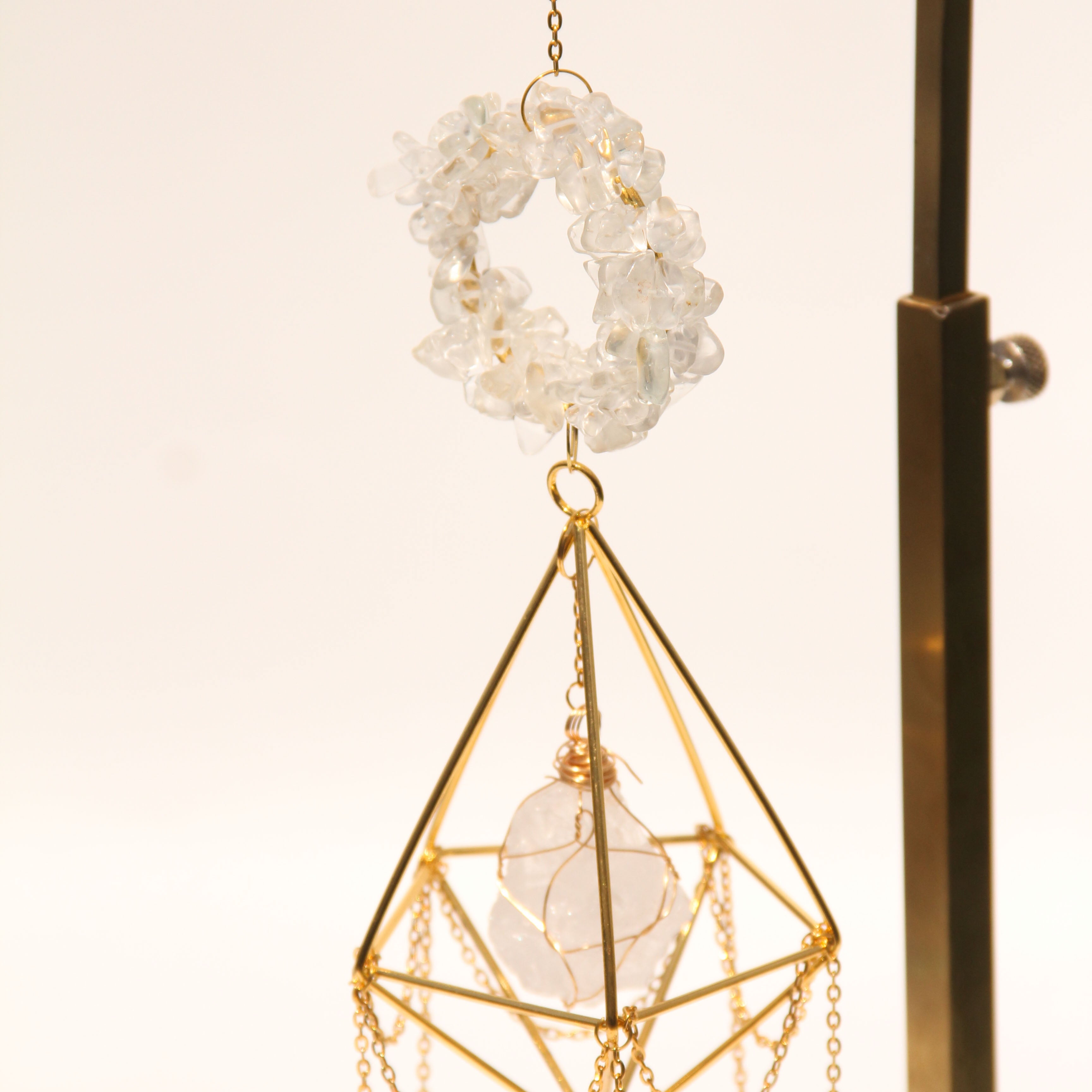 Clear Quartz DIANA Suncatcher