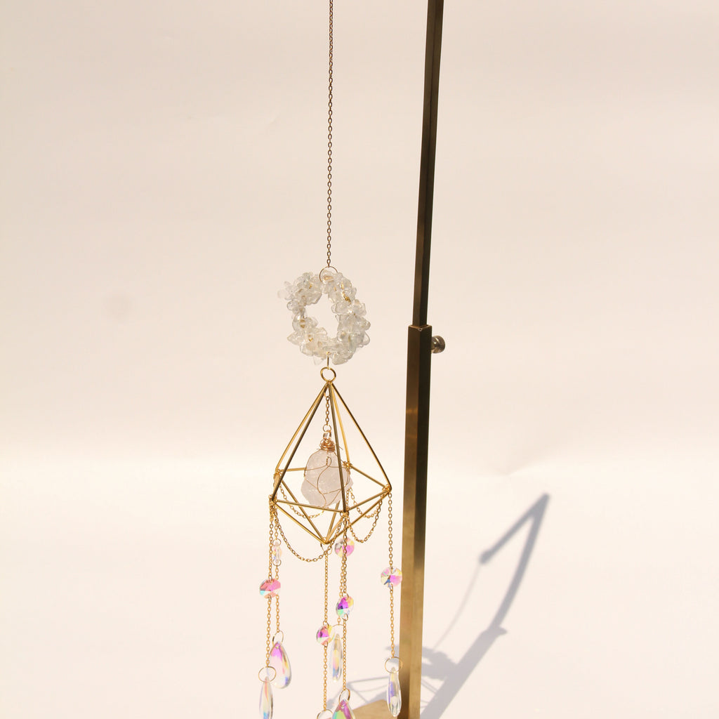 Clear Quartz DIANA Suncatcher