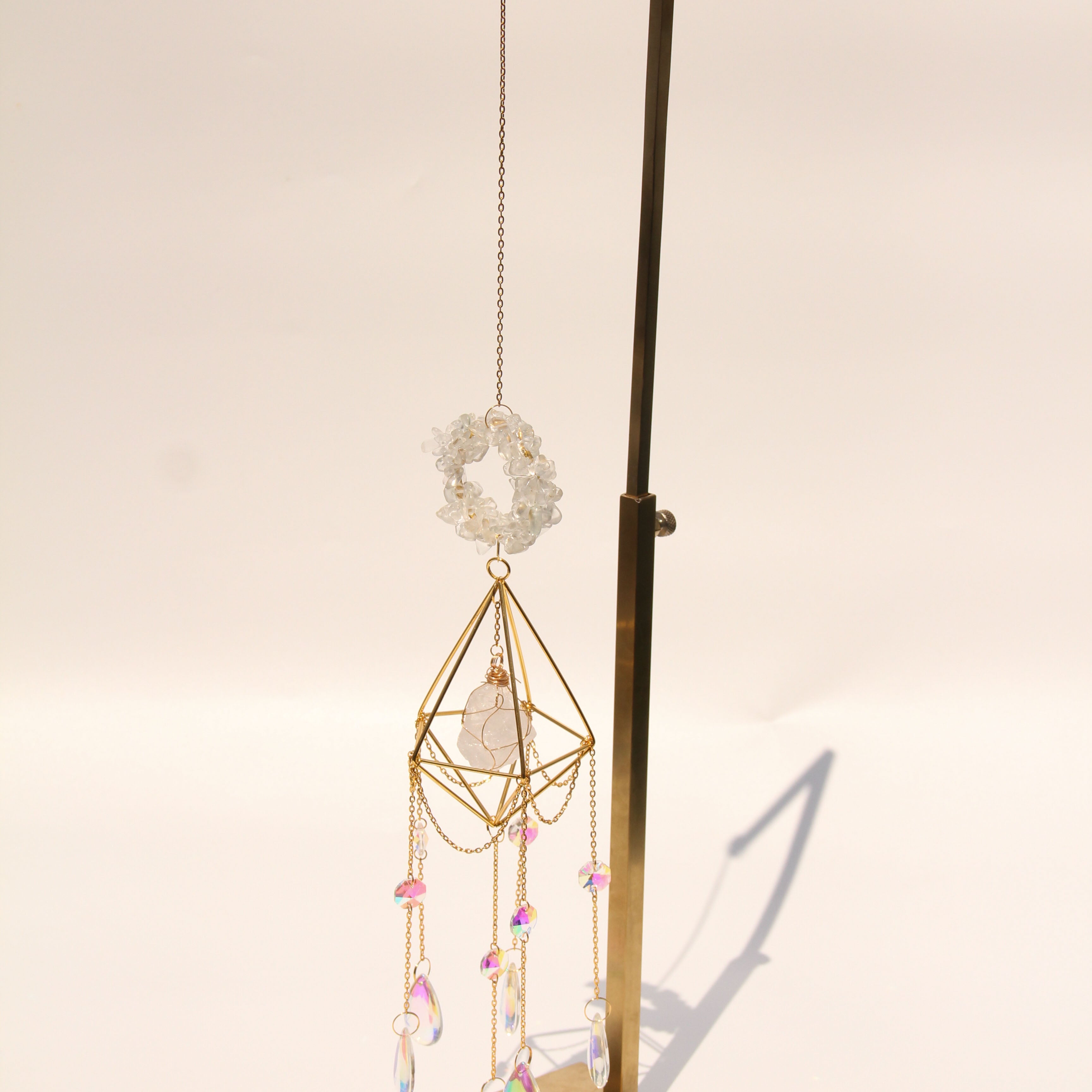 Clear Quartz DIANA Suncatcher