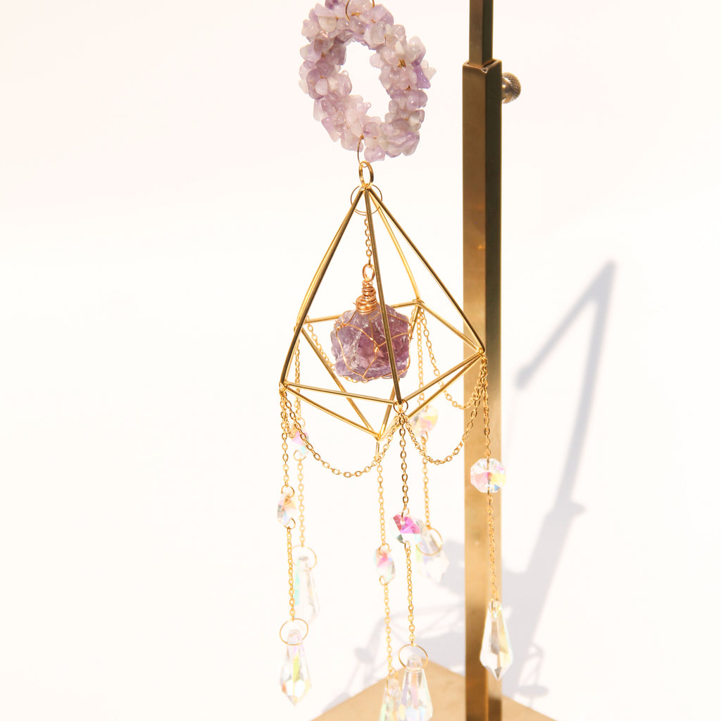 Amethyst DIANA Suncatcher