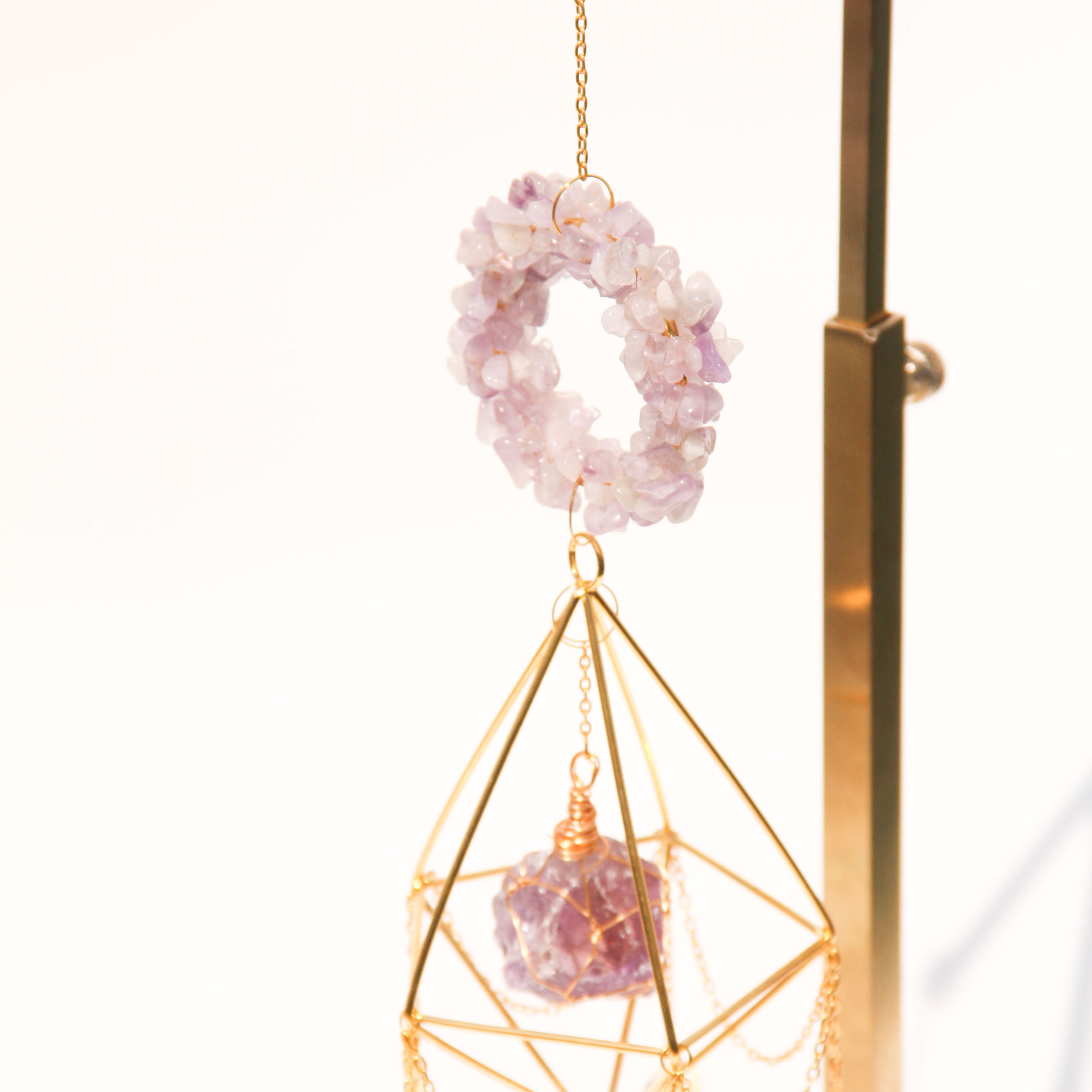 Amethyst DIANA Suncatcher