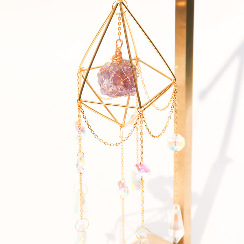 Amethyst DIANA Suncatcher