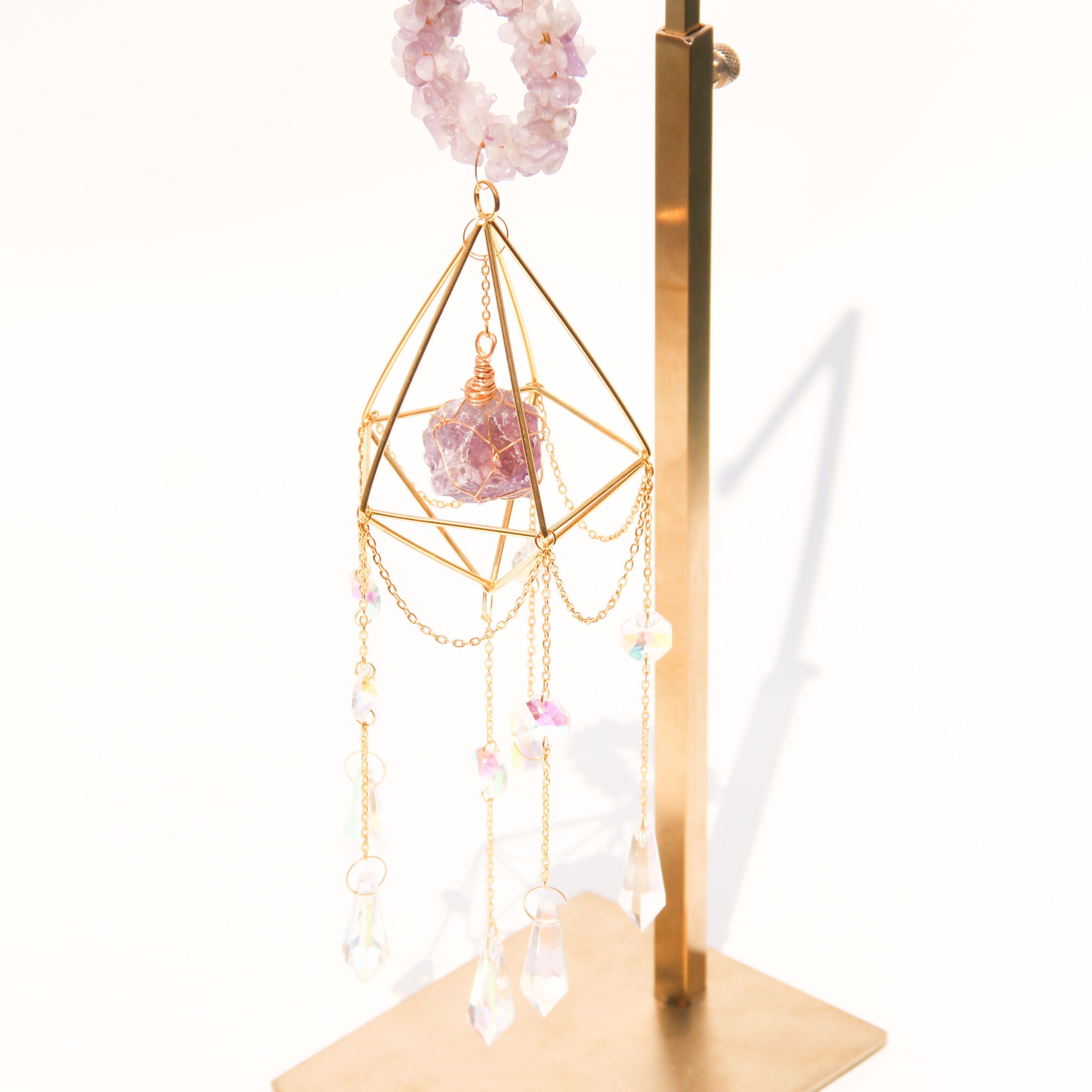 Amethyst DIANA Suncatcher