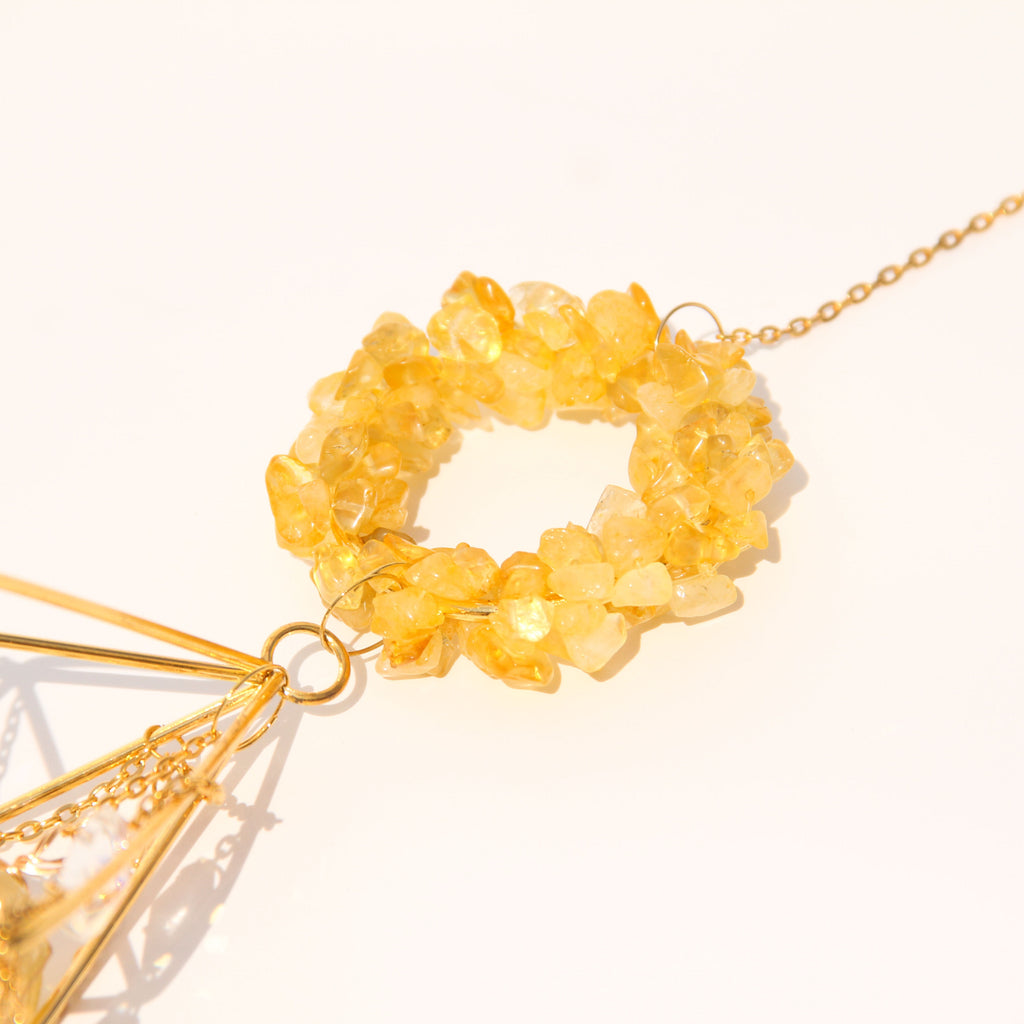 Citrine DIANA Suncatcher