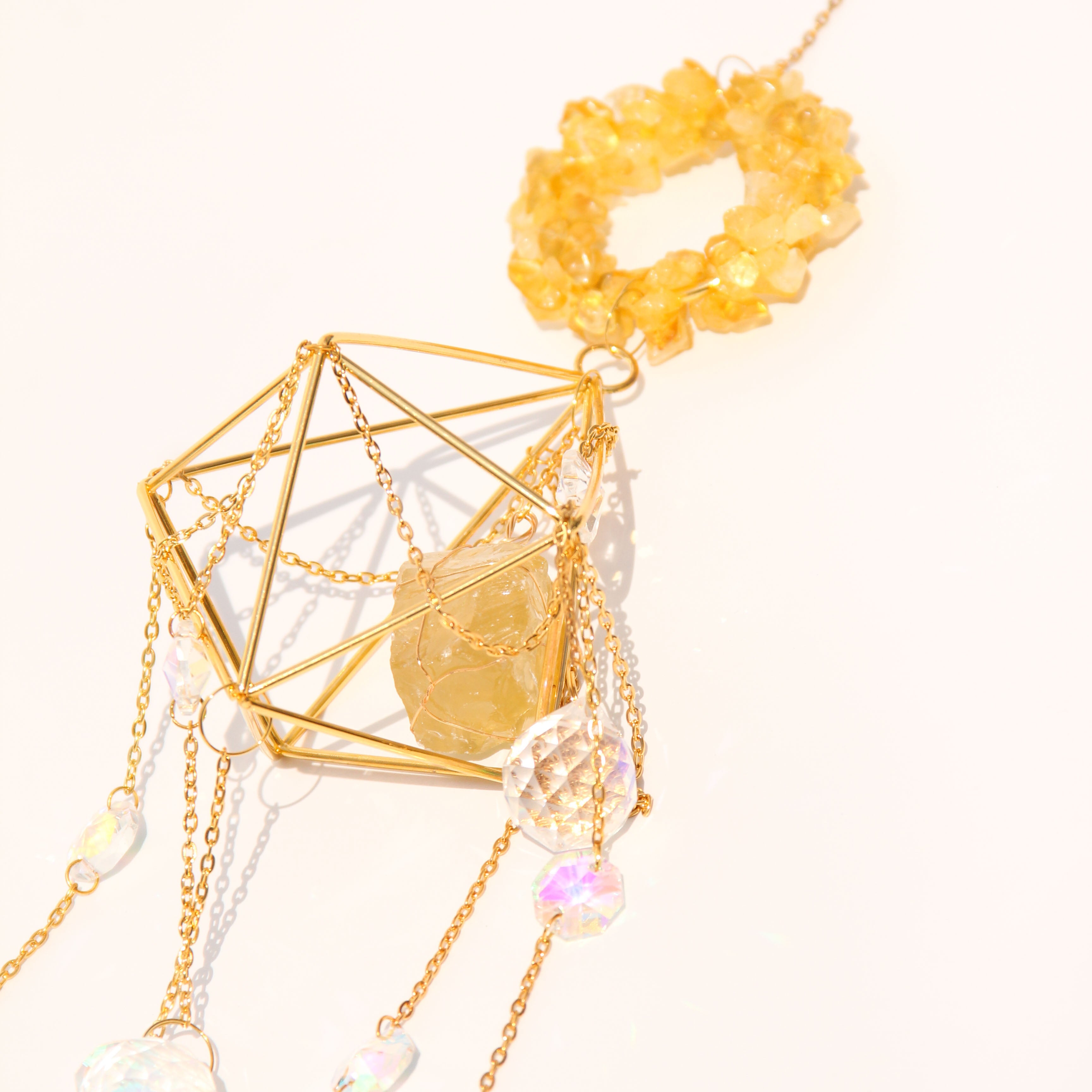 Citrine DIANA Suncatcher