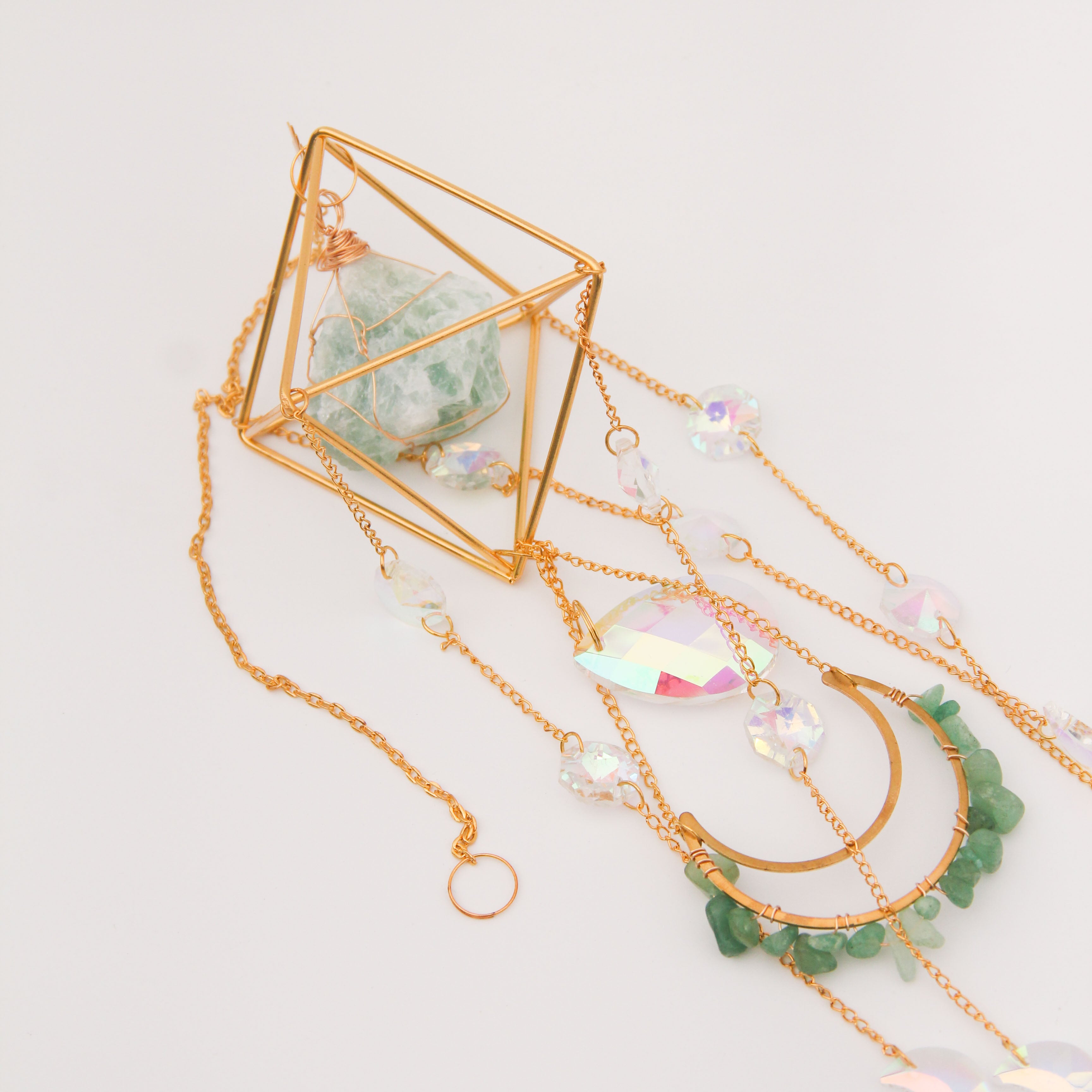 Green Aventurine PRISM Suncatcher