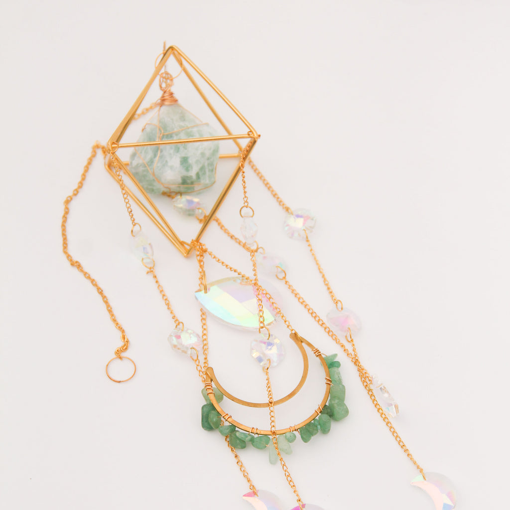 Green Aventurine PRISM Suncatcher