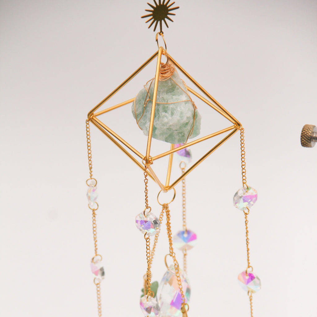 Green Aventurine PRISM Suncatcher