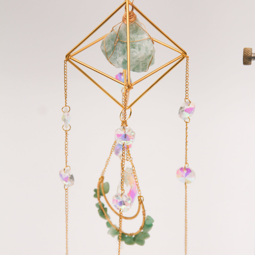 Green Aventurine PRISM Suncatcher