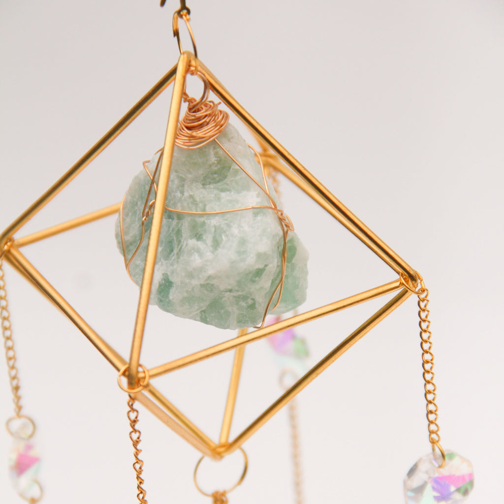 Green Aventurine PRISM Suncatcher
