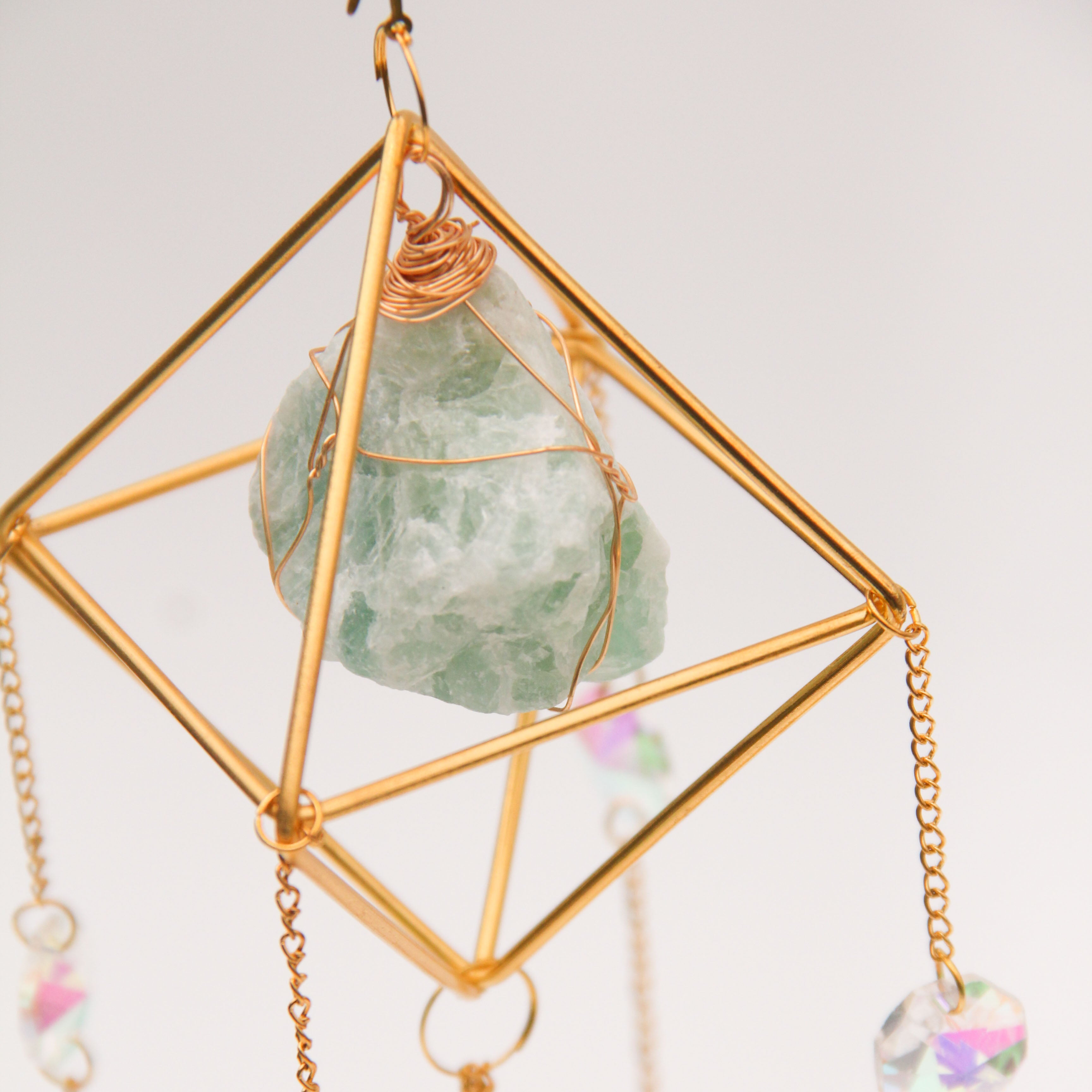 Green Aventurine PRISM Suncatcher