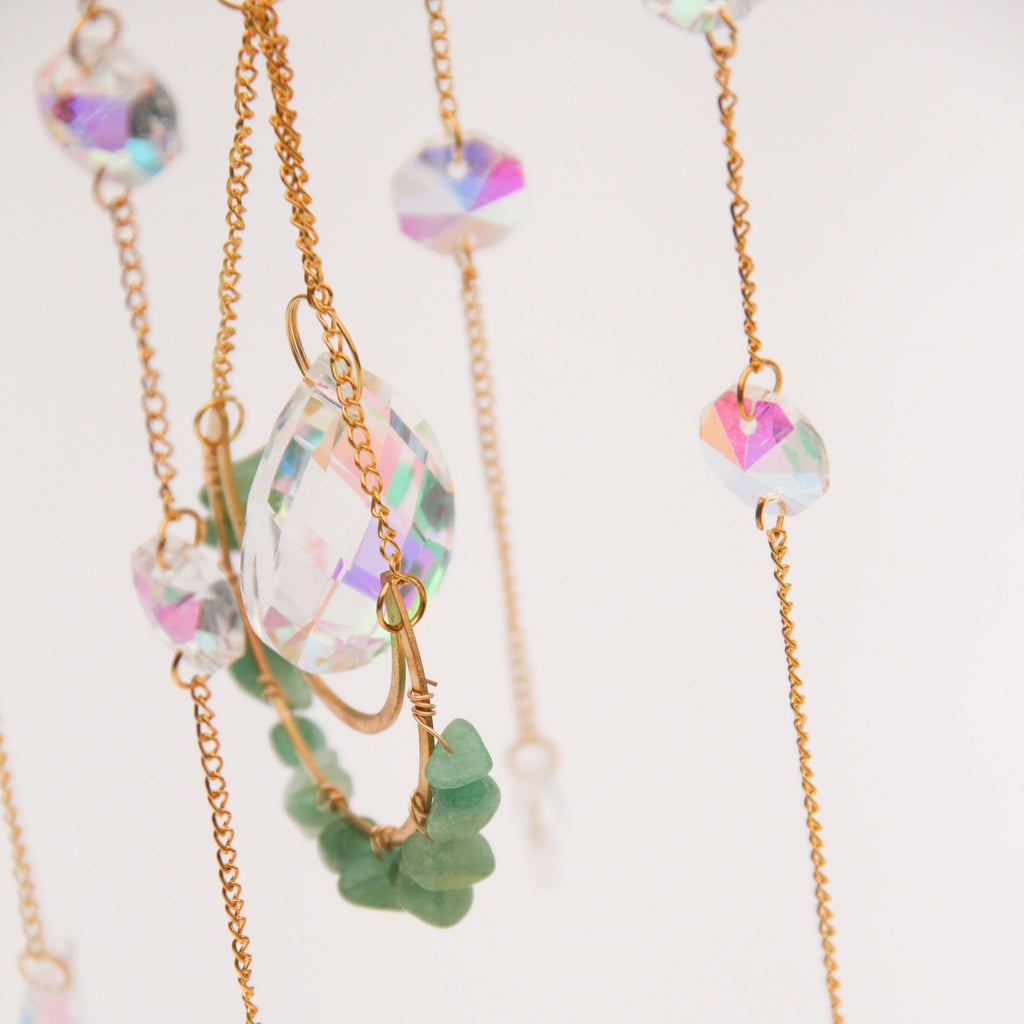 Green Aventurine PRISM Suncatcher