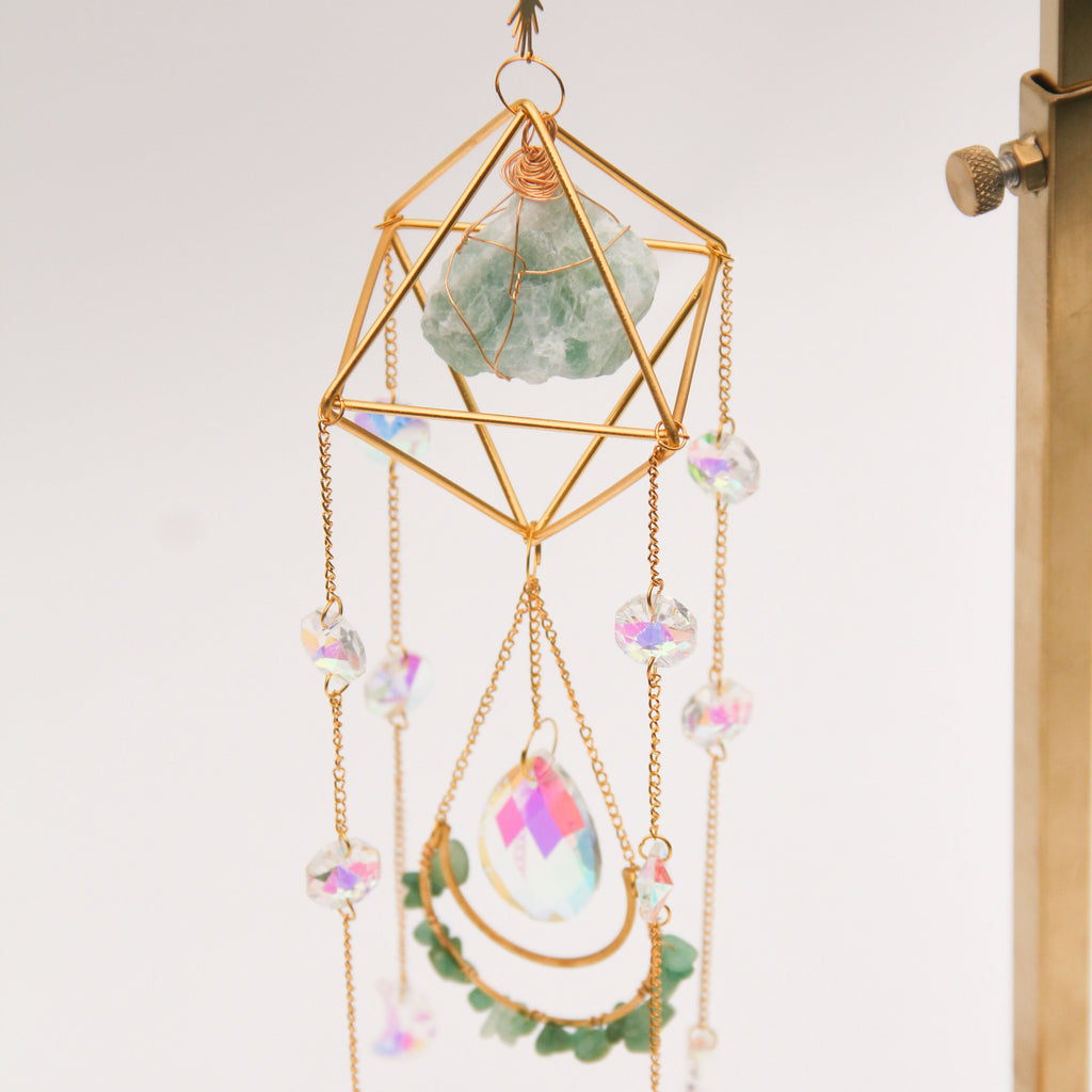 Green Aventurine PRISM Suncatcher