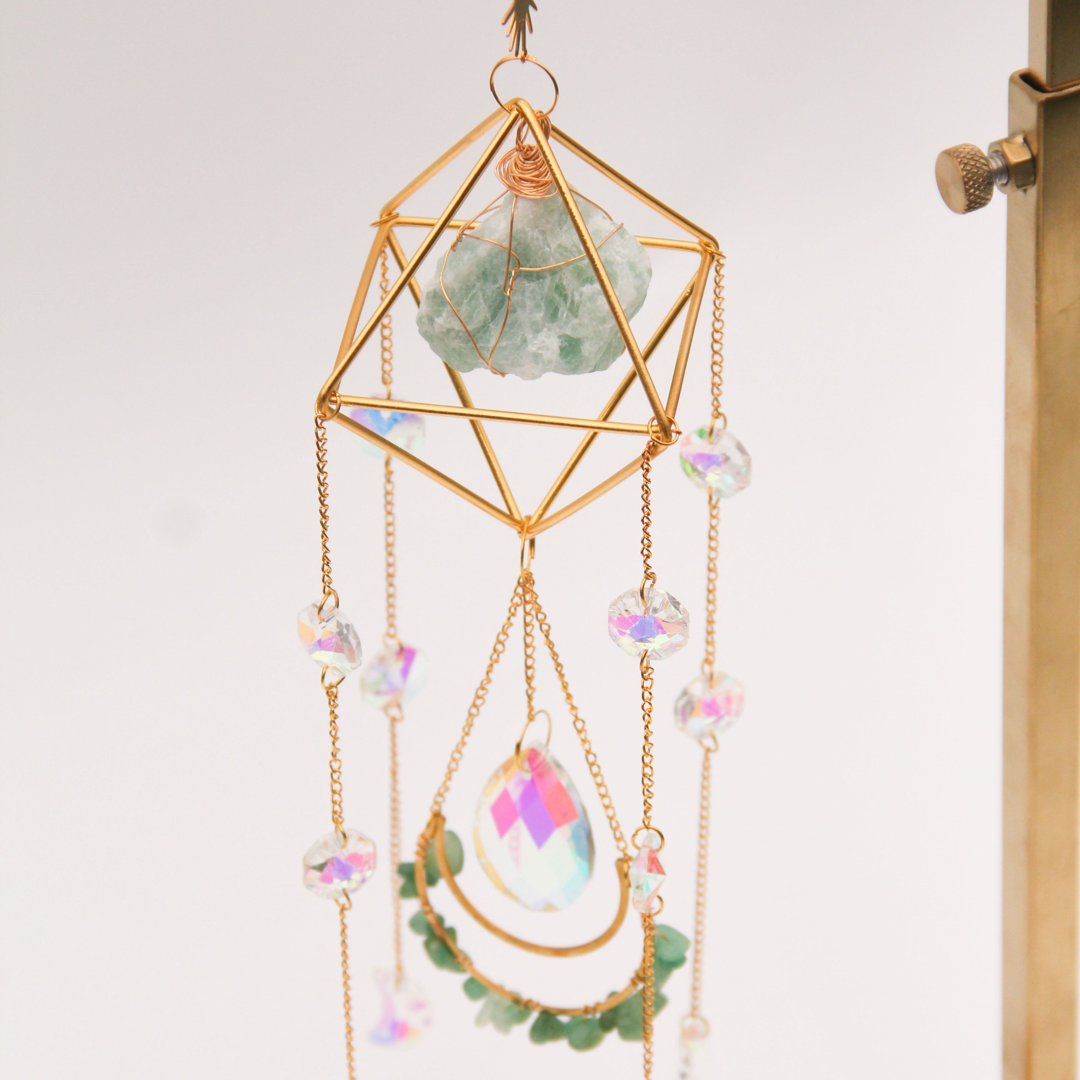 Green Aventurine PRISM Suncatcher