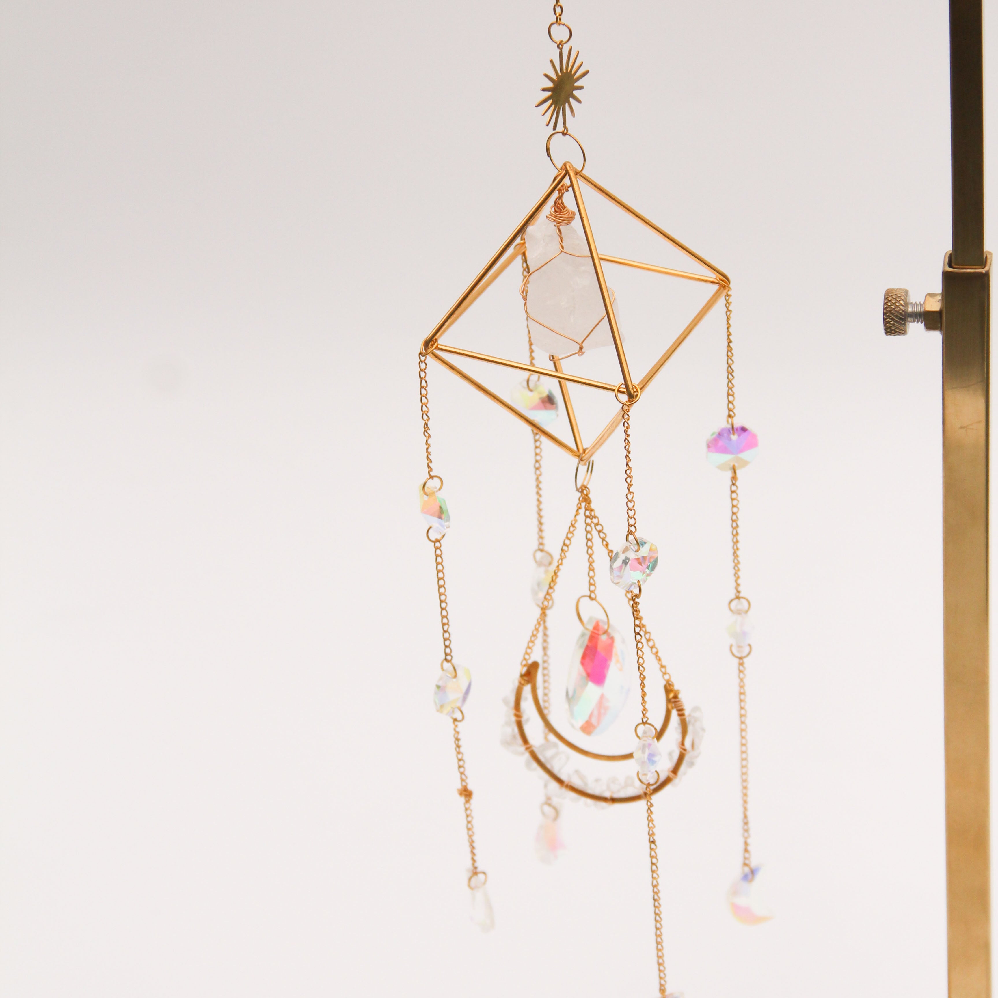 Clear Quartz PRISM Suncatcher