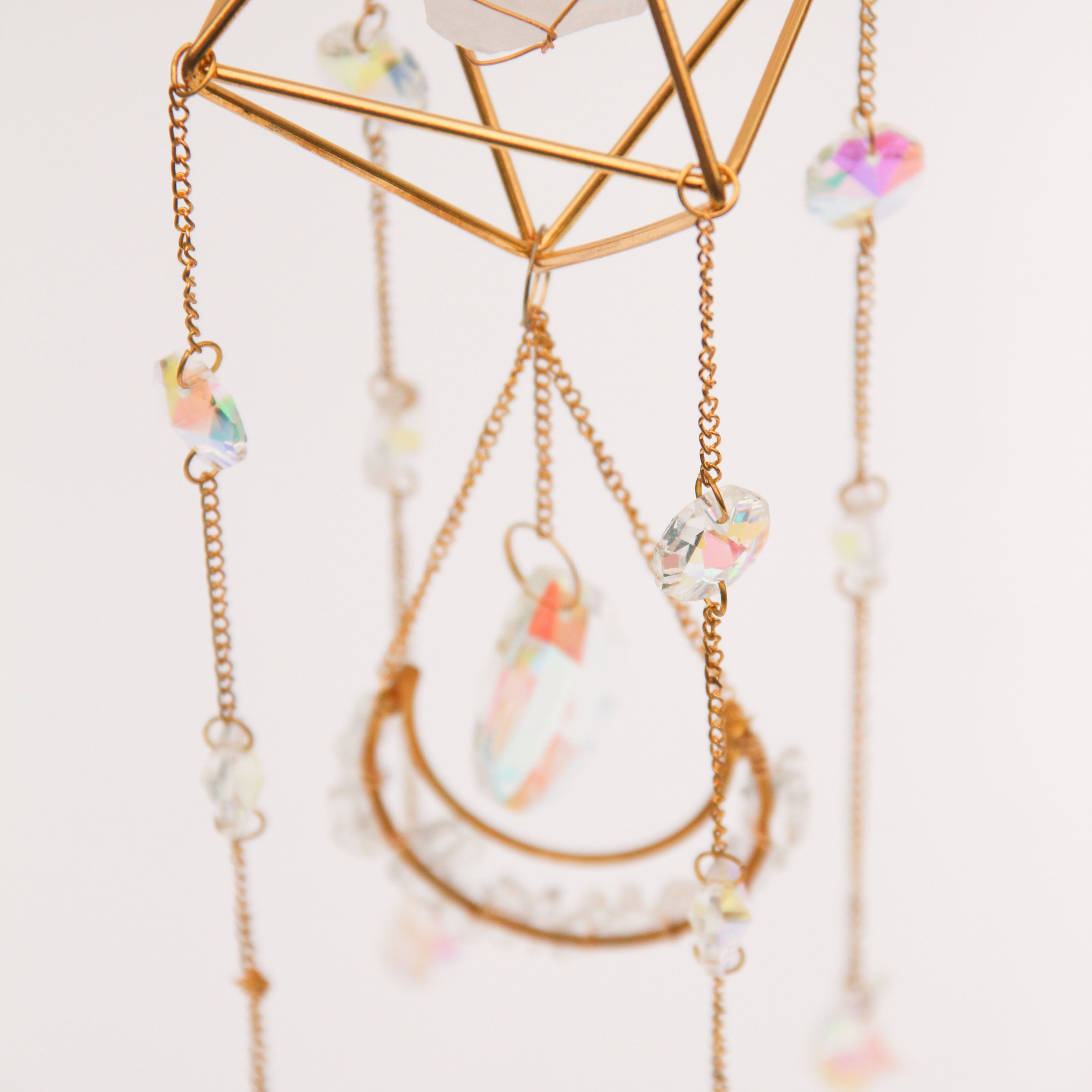 Clear Quartz PRISM Suncatcher