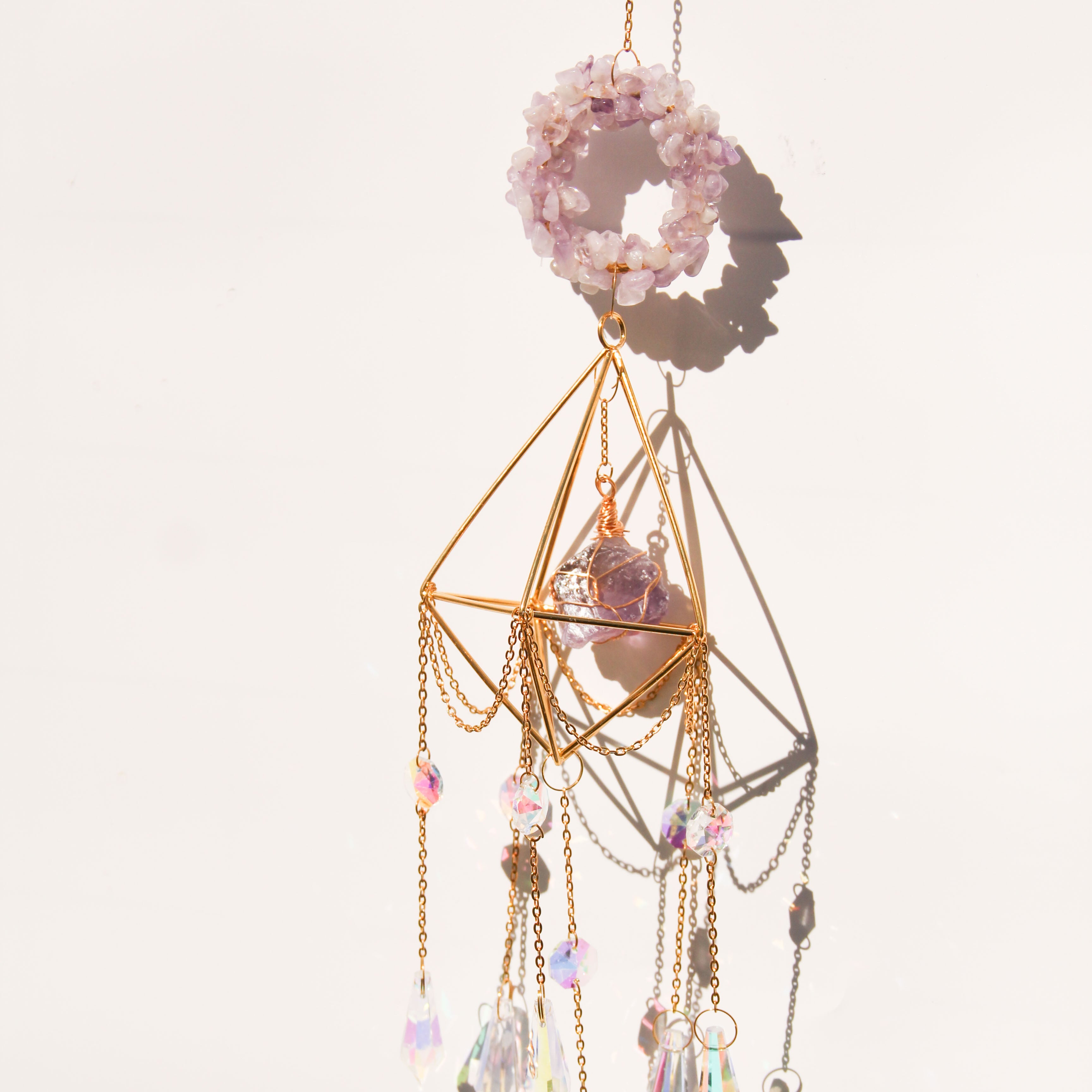 Amethyst DIANA Suncatcher