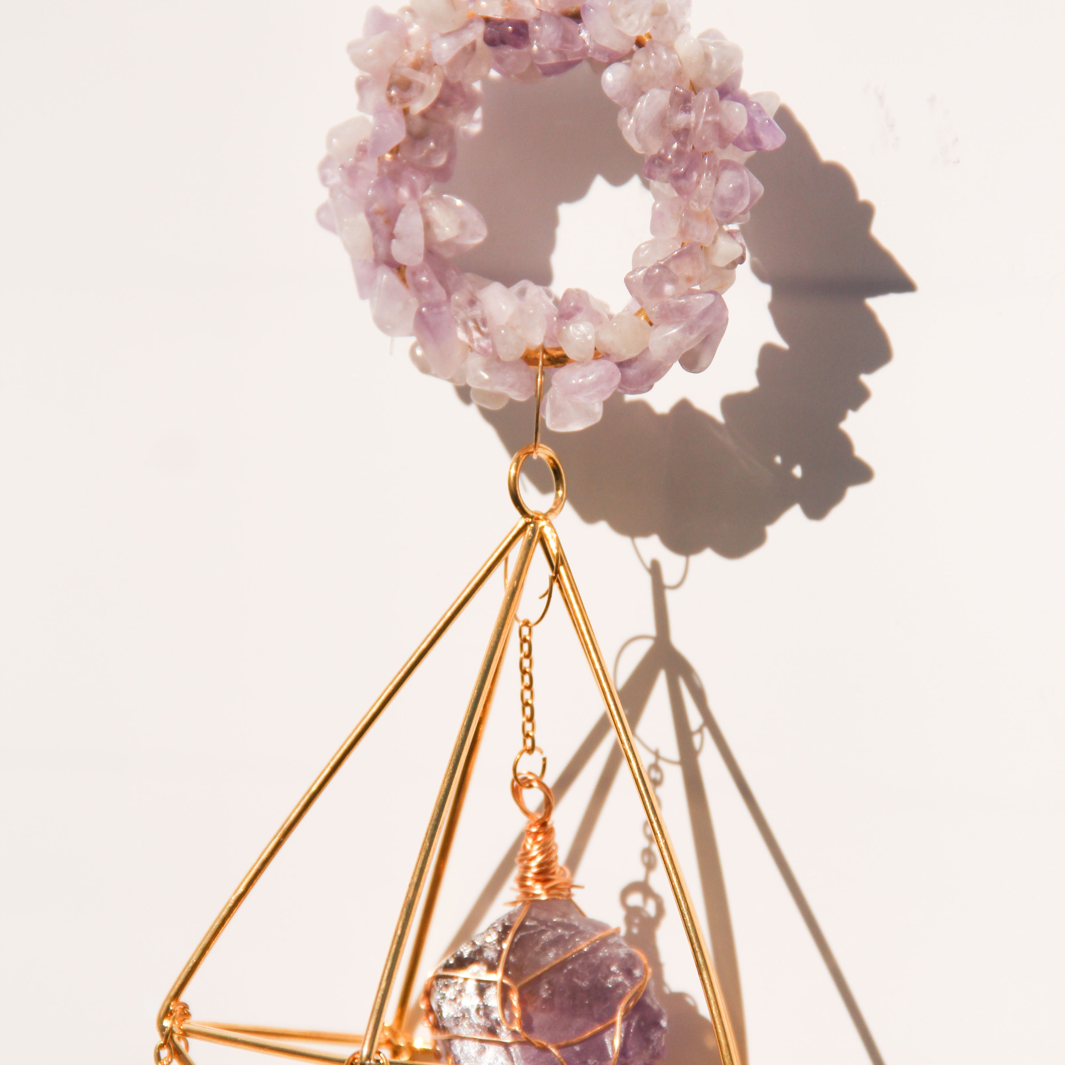 Amethyst DIANA Suncatcher
