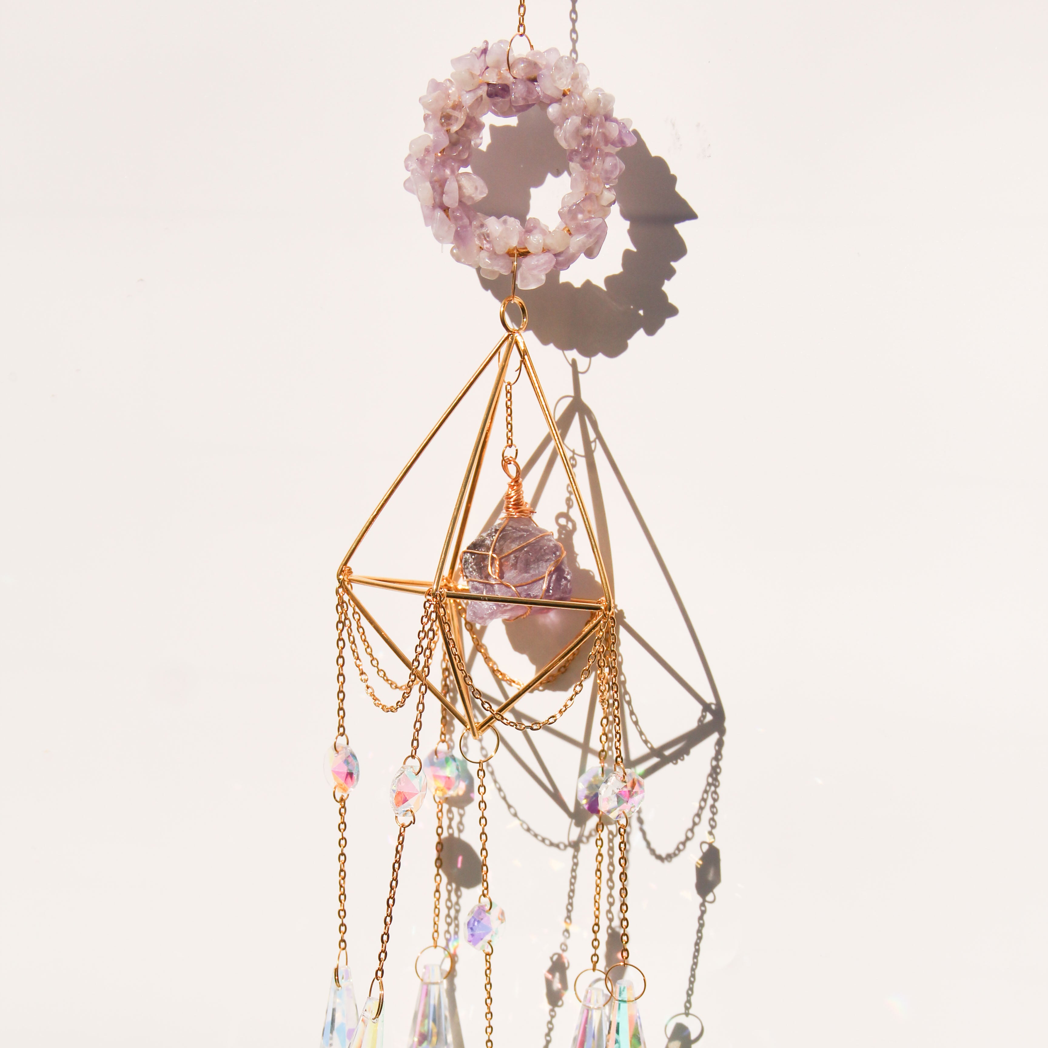 Amethyst DIANA Suncatcher