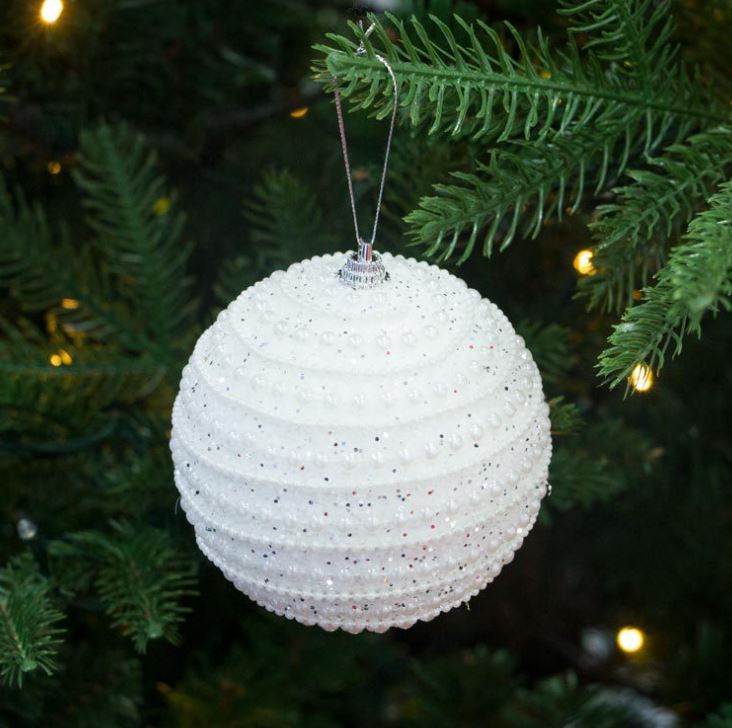 Pearly Frost Bauble