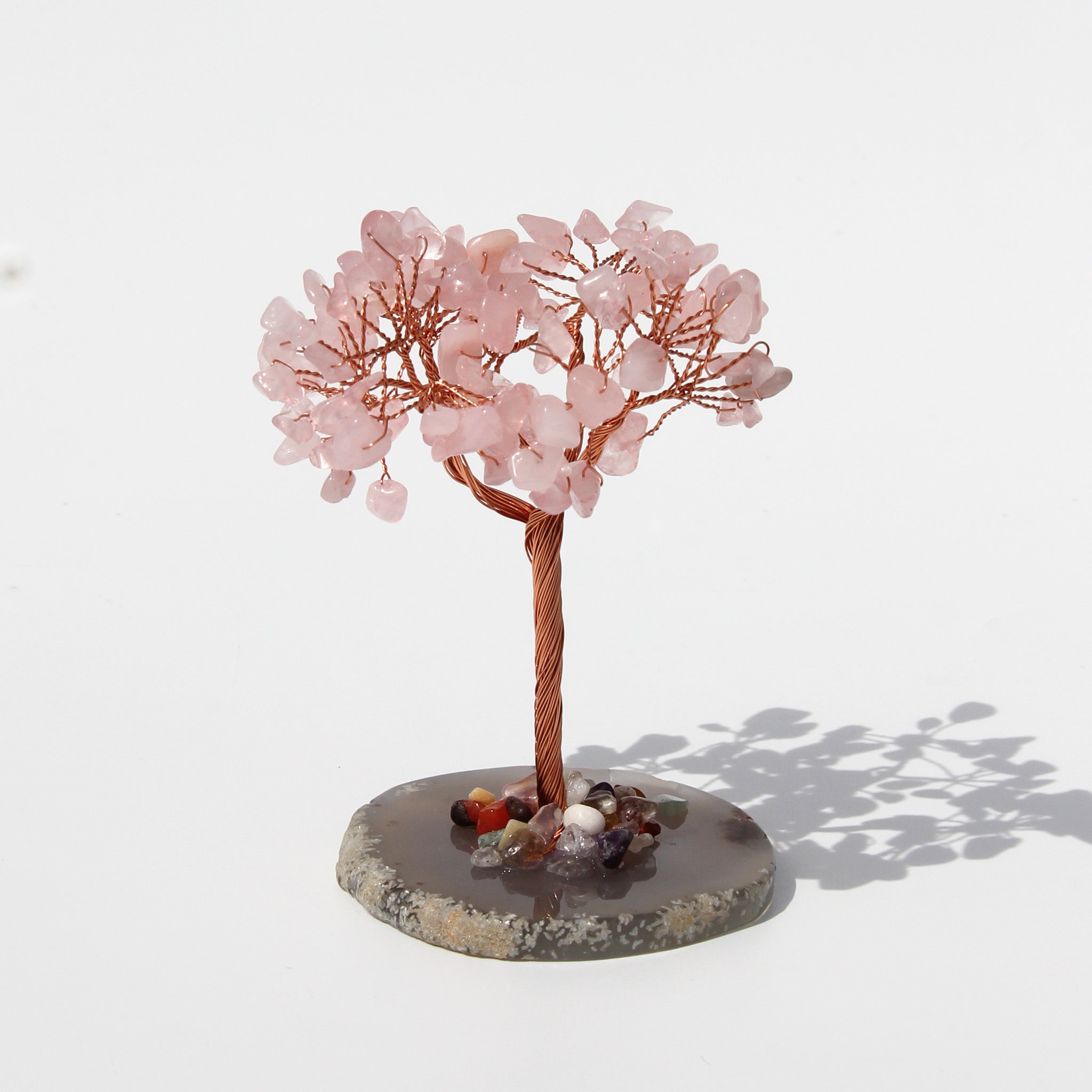 Rose Quartz Healing Mini Crystal Tree