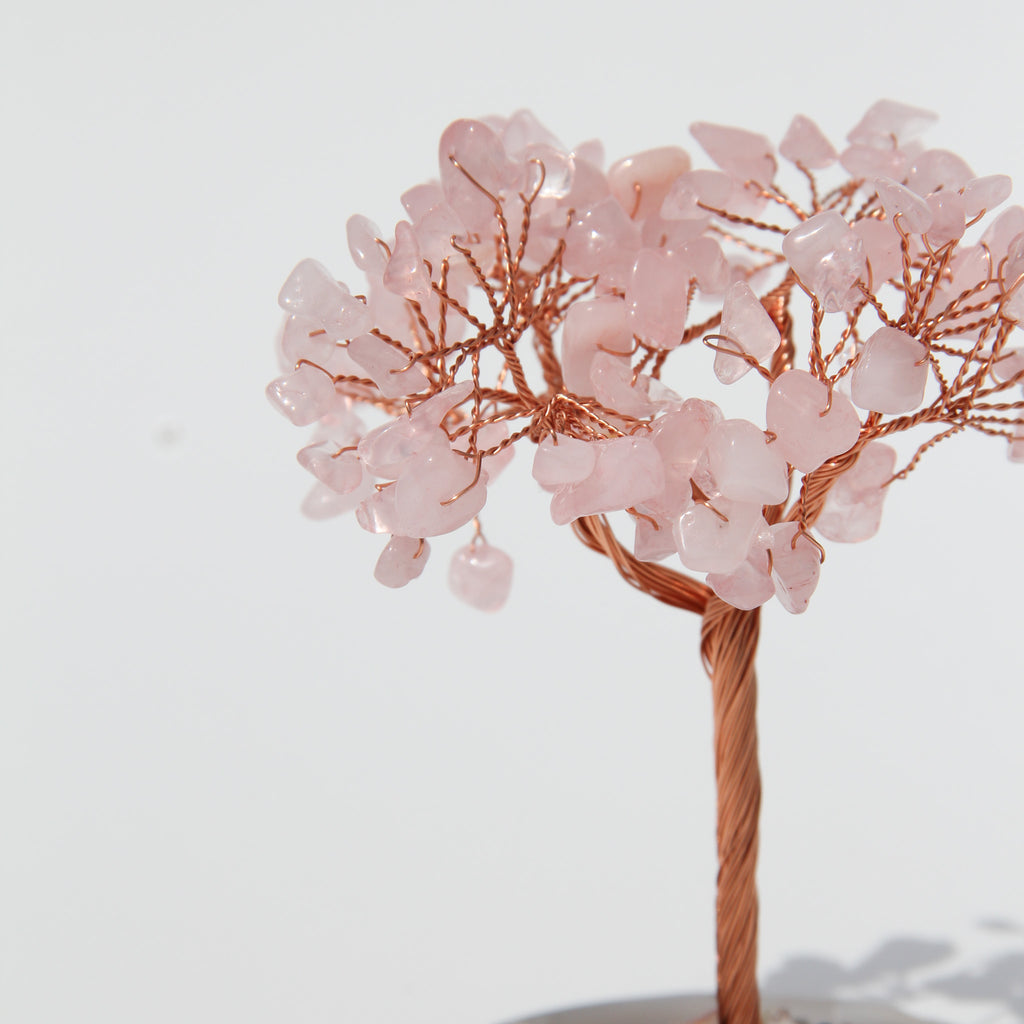Rose Quartz Healing Mini Crystal Tree