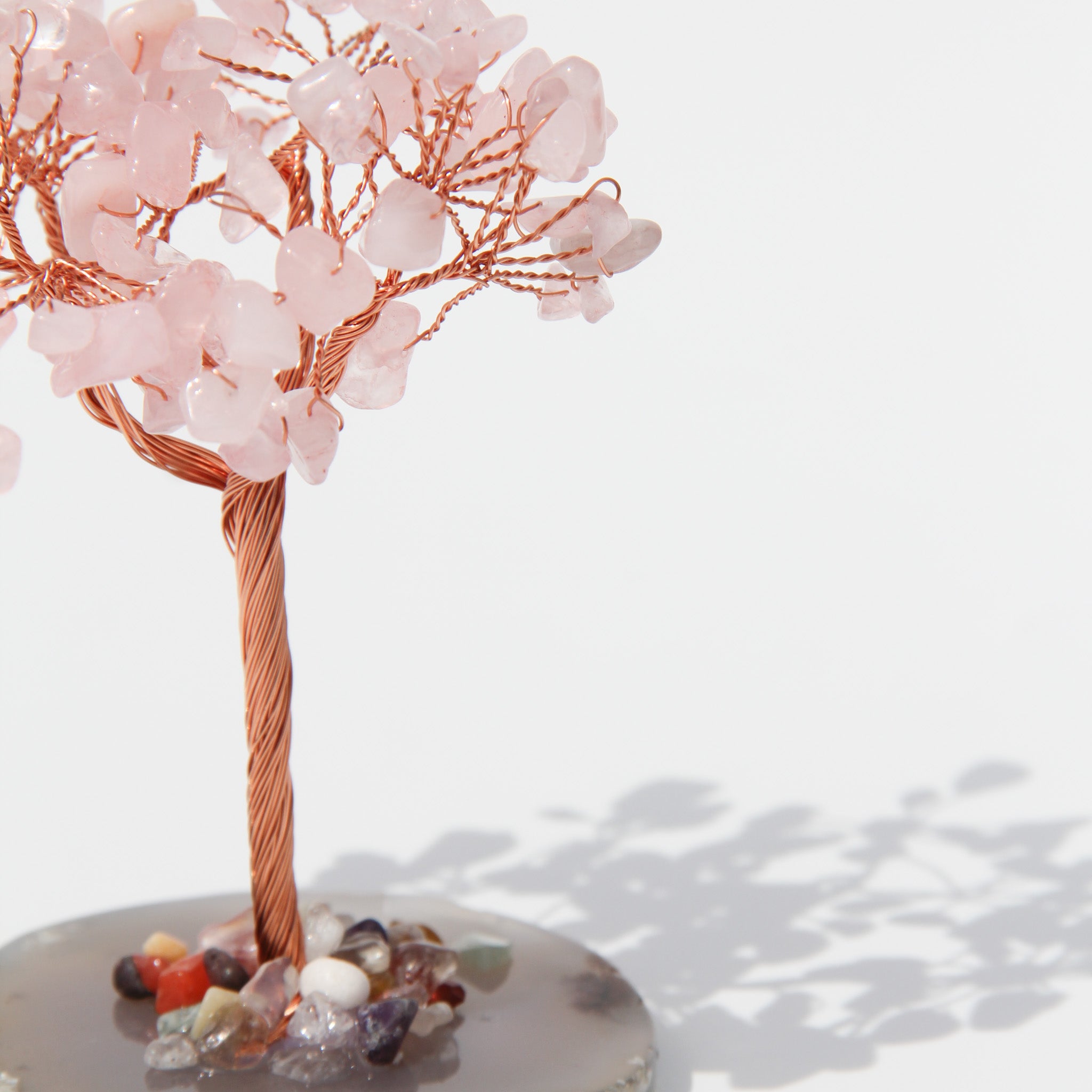 Rose Quartz Healing Mini Crystal Tree