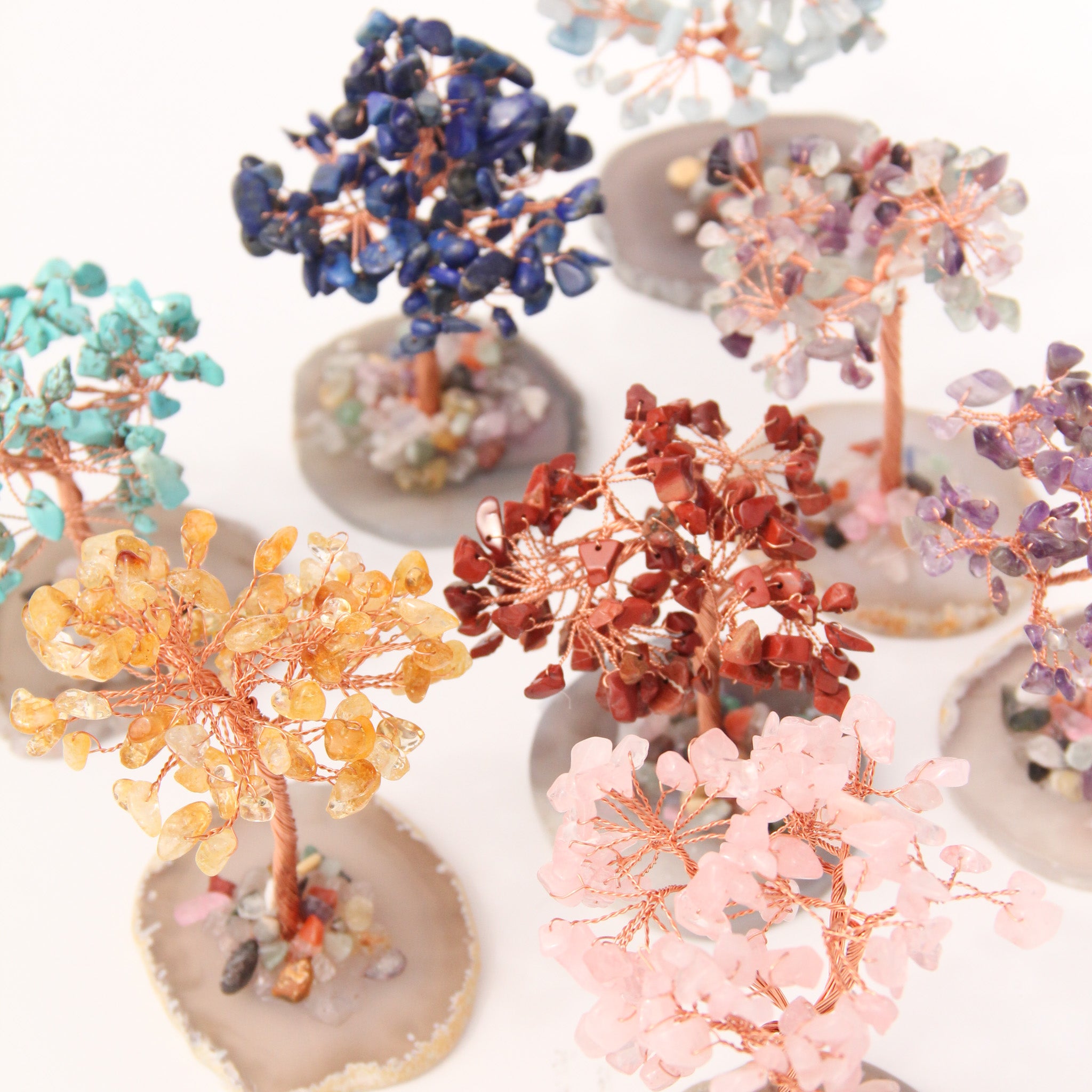 Rose Quartz Healing Mini Crystal Tree