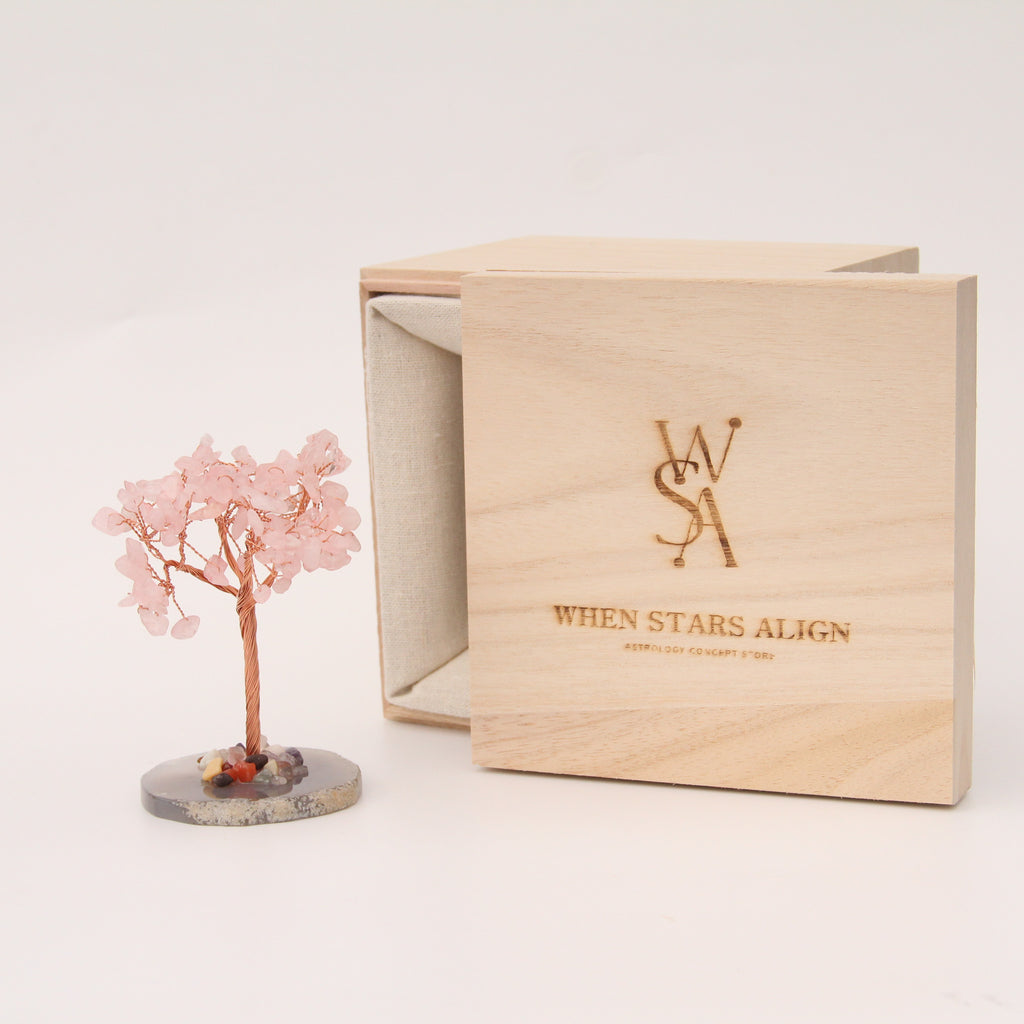 Rose Quartz Healing Mini Crystal Tree