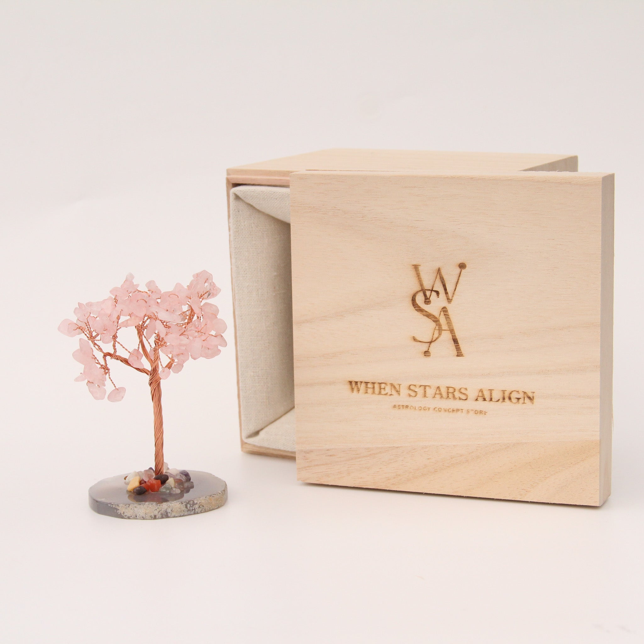 Rose Quartz Healing Mini Crystal Tree