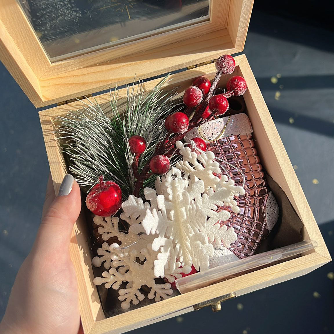 SNOWY Day Blessings Christmas Ornament Gift Set