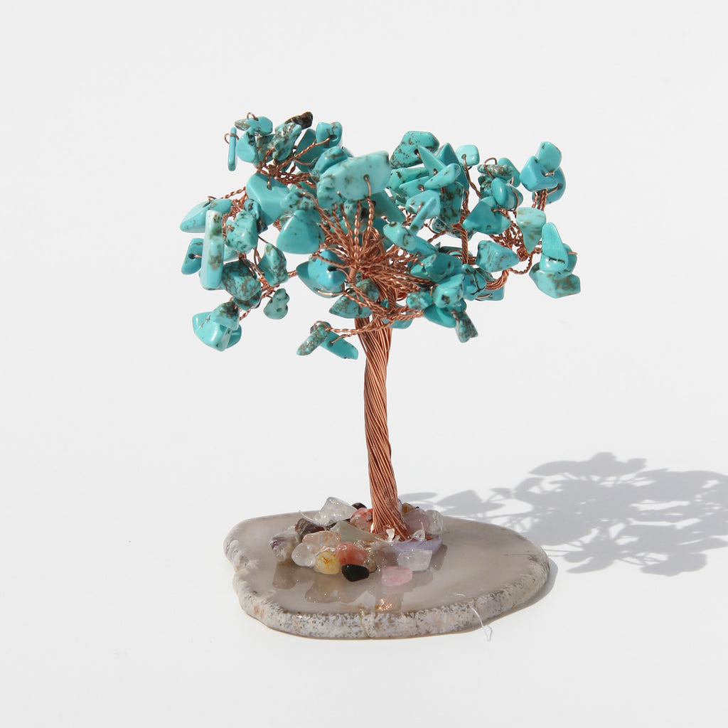 Turquoise Healing Mini Crystal Tree