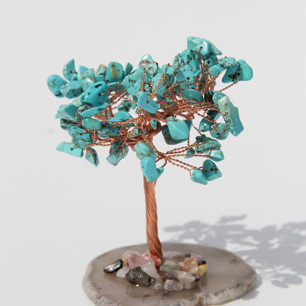 Turquoise Healing Mini Crystal Tree