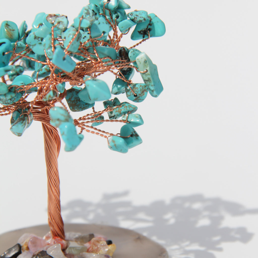 Turquoise Healing Mini Crystal Tree