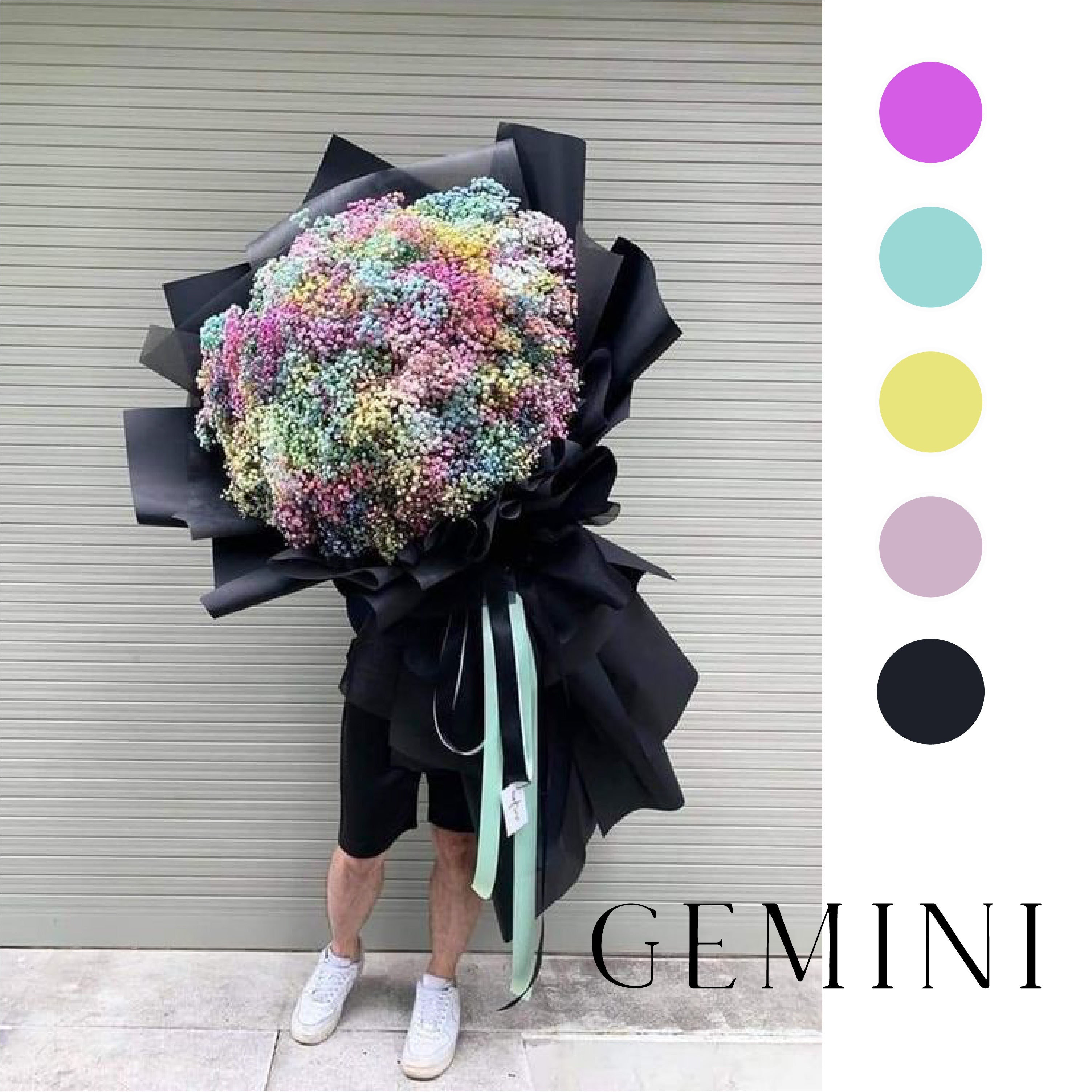 Custom a floral bouquet for Gemini