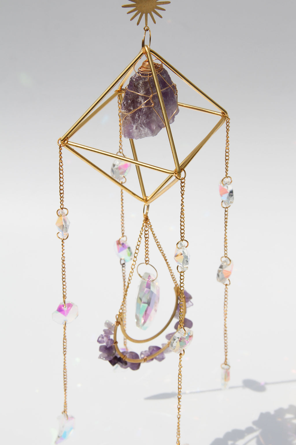 Amethyst PRISM Suncatcher