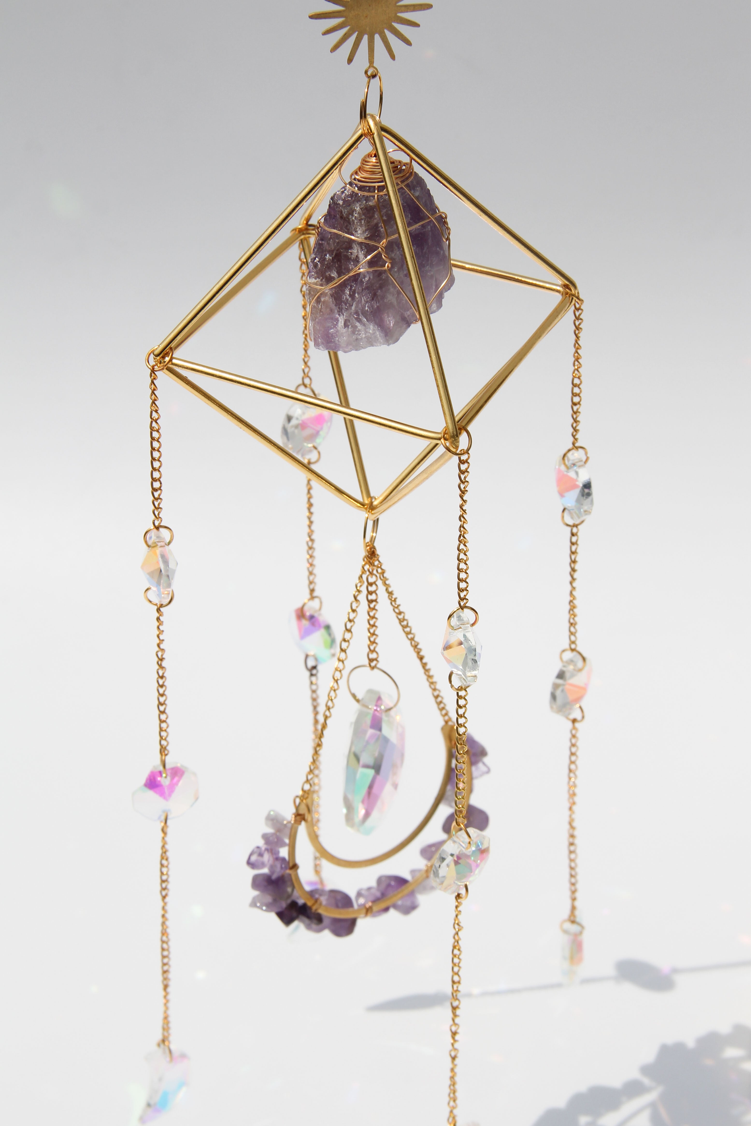 Amethyst PRISM Suncatcher