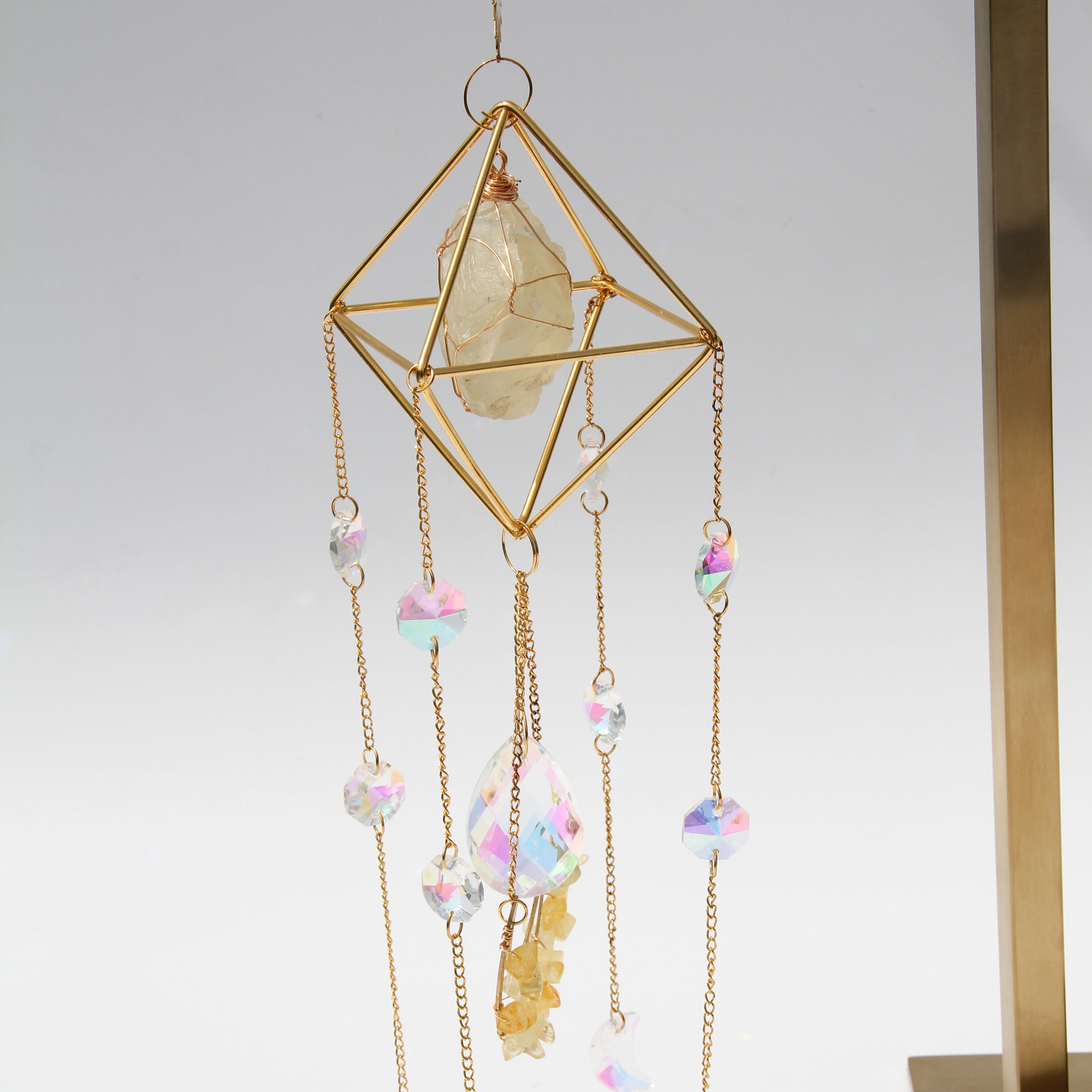 Citrine PRISM Suncatcher