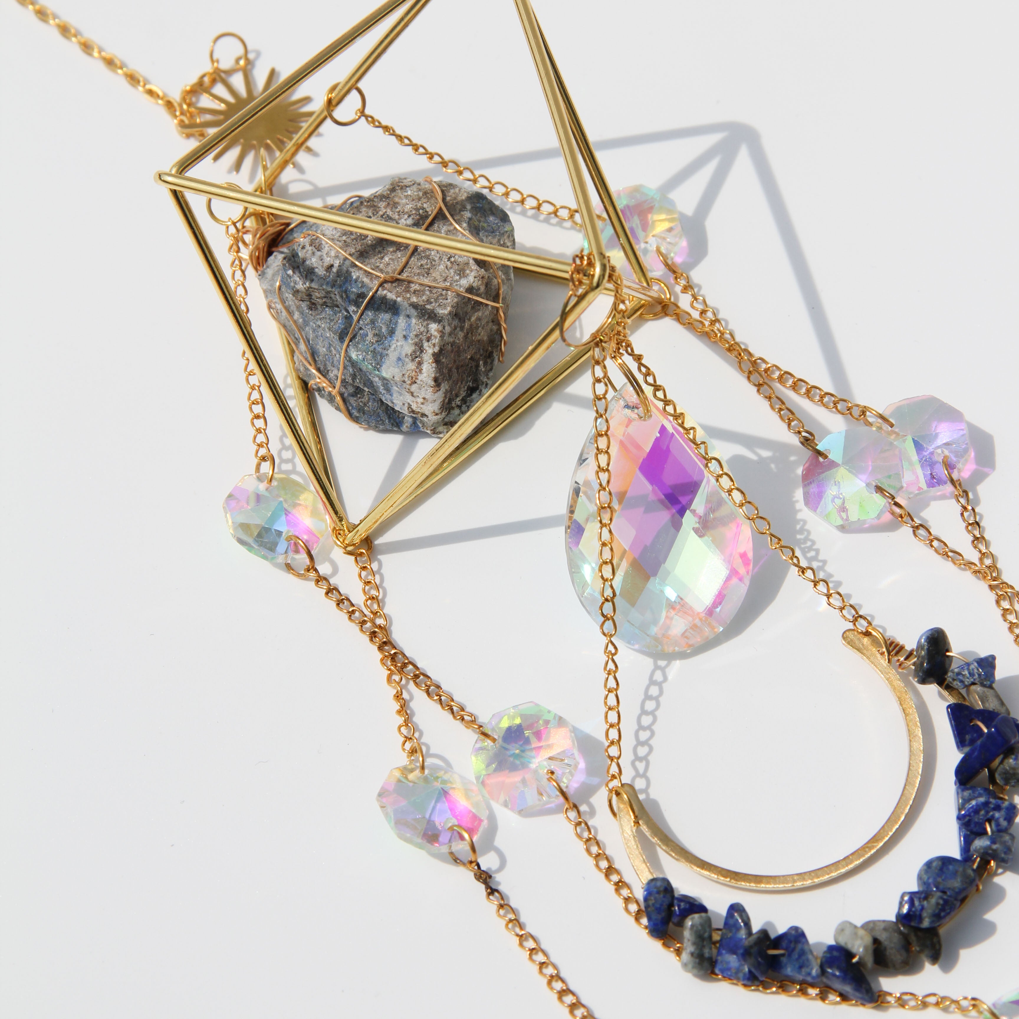 Lapis Lauzuli PRISM Suncatcher