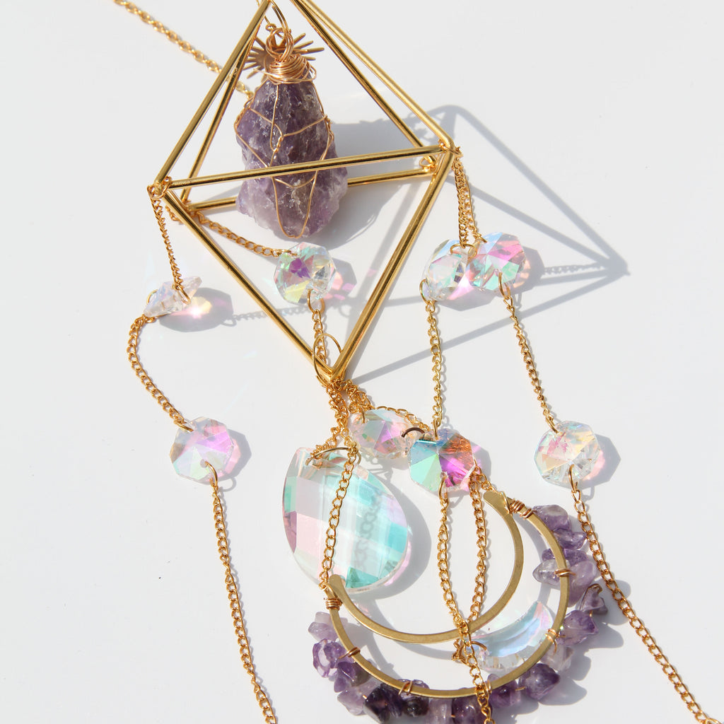 Amethyst PRISM Suncatcher