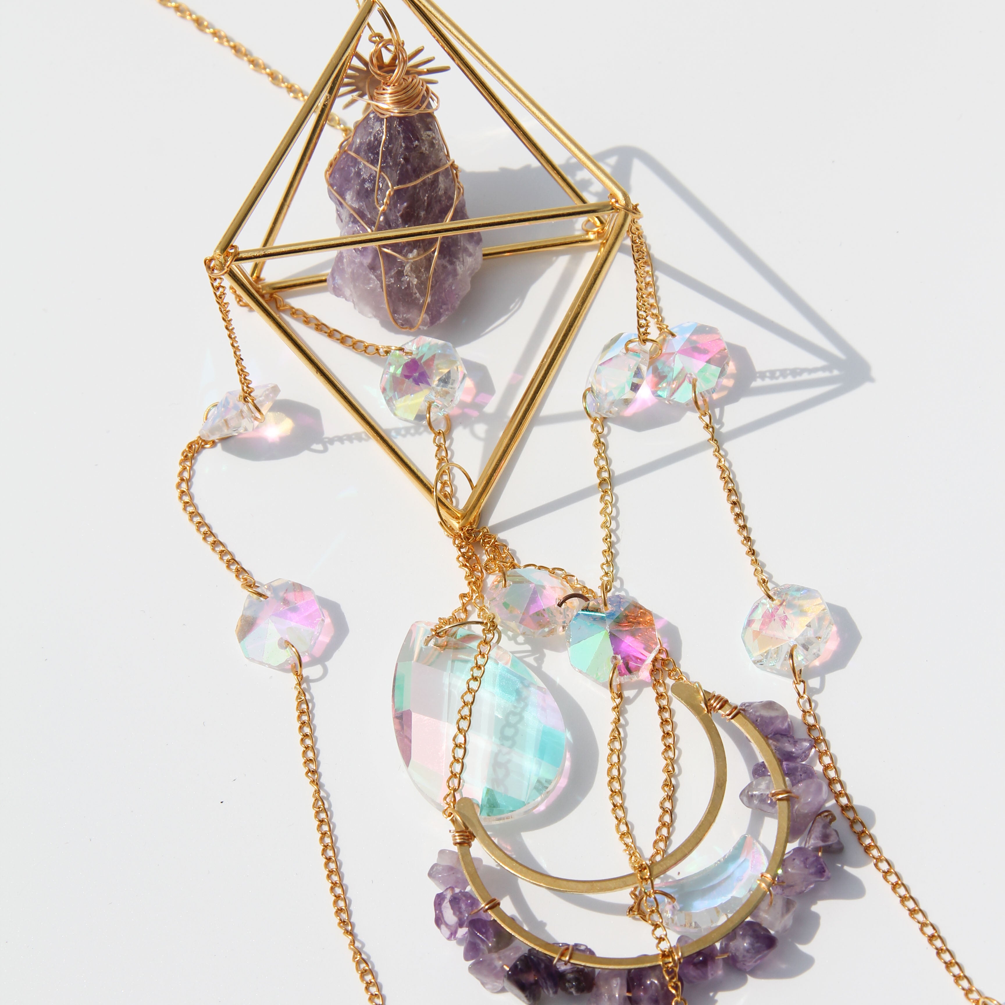 Amethyst PRISM Suncatcher