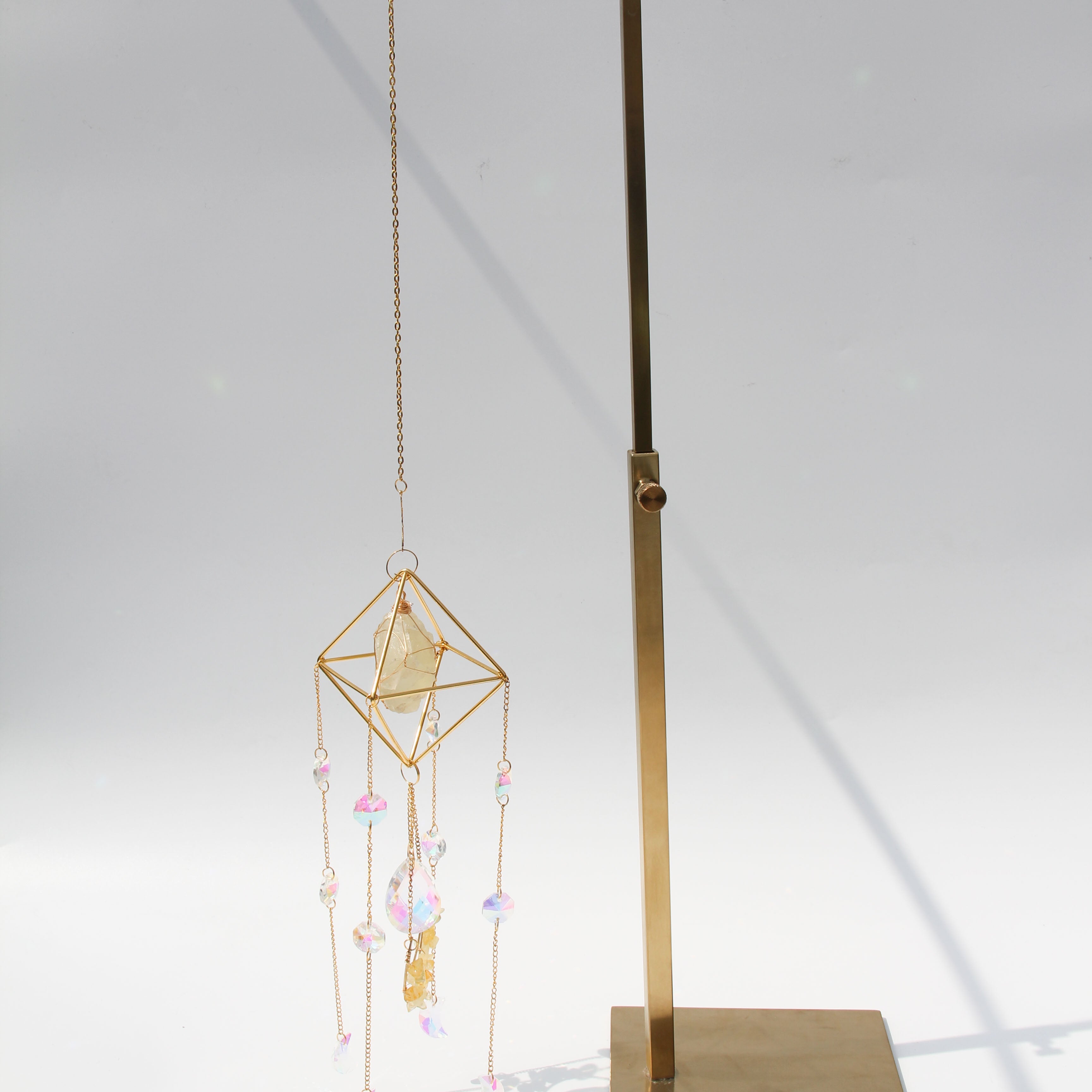 Citrine PRISM Suncatcher