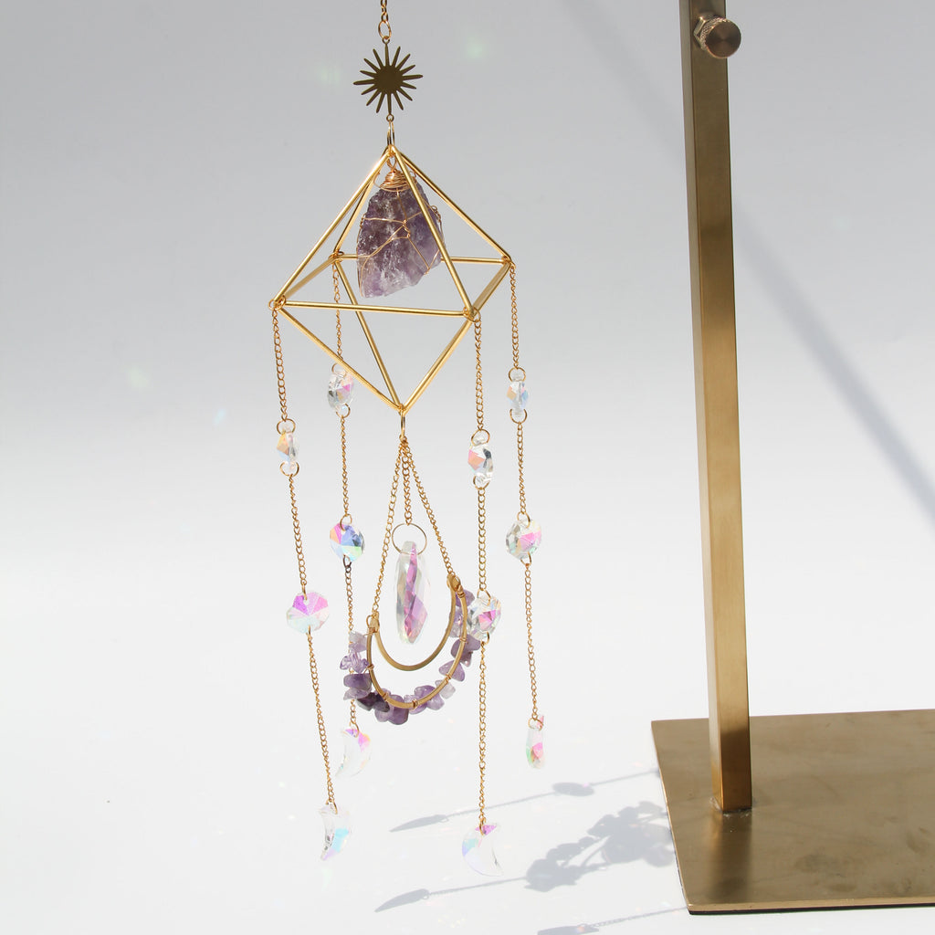 Amethyst PRISM Suncatcher