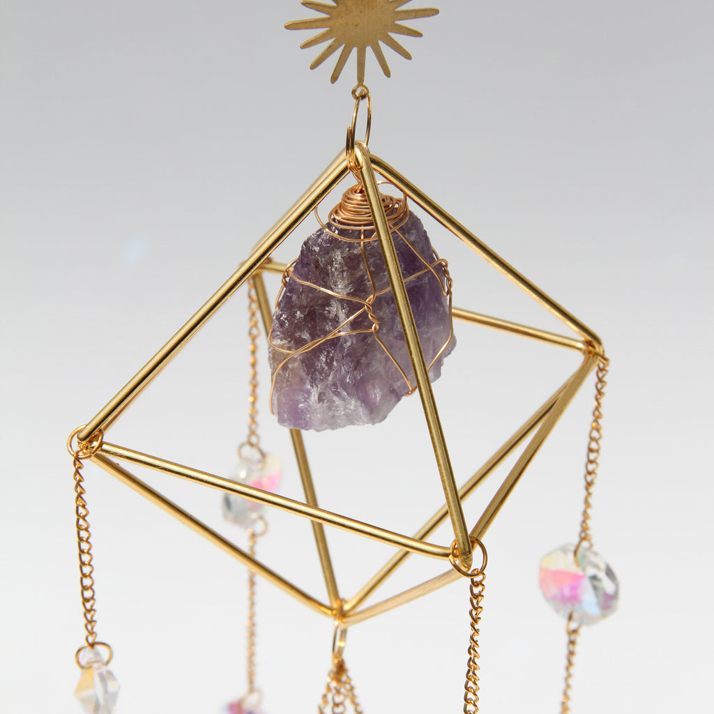 Amethyst PRISM Suncatcher