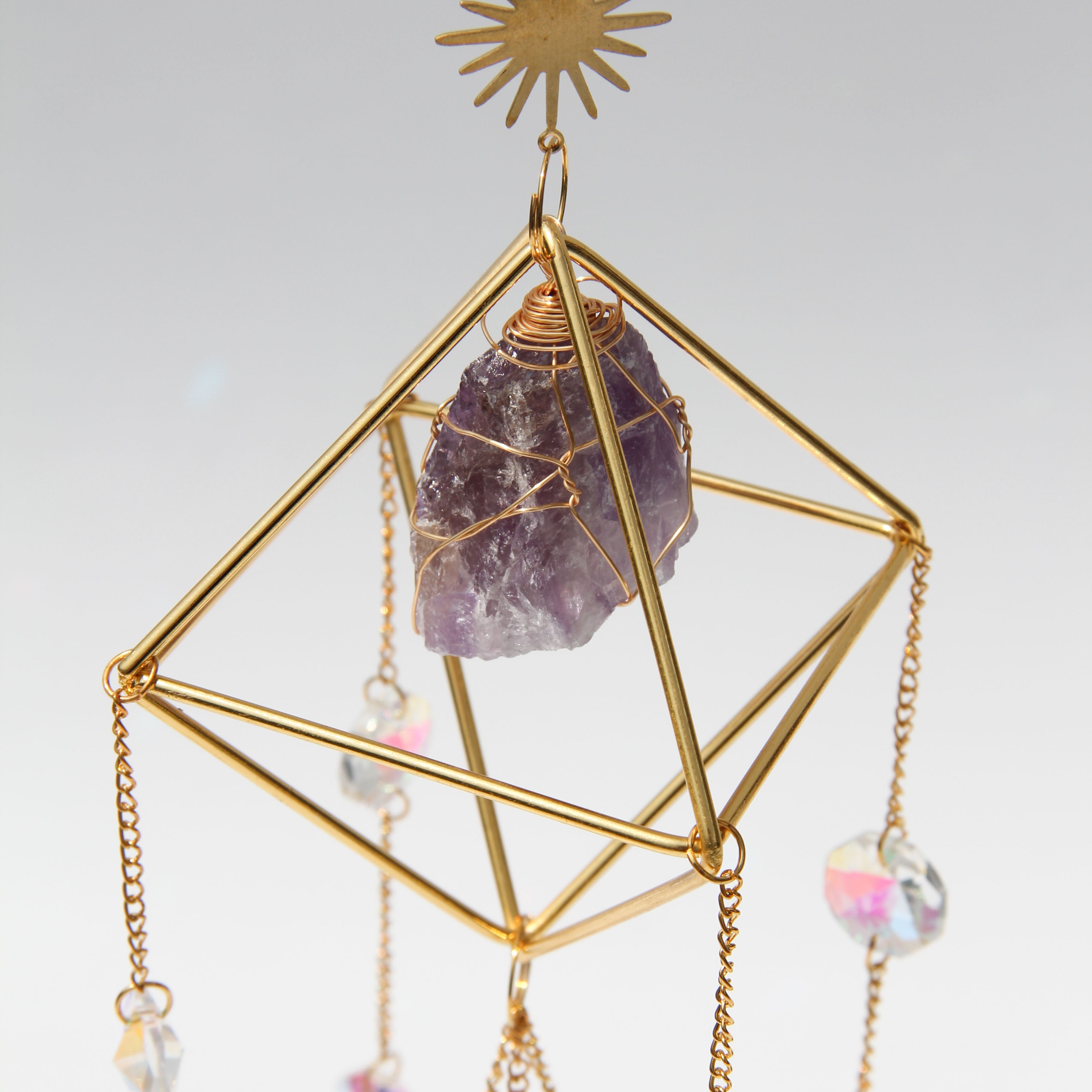 Amethyst PRISM Suncatcher